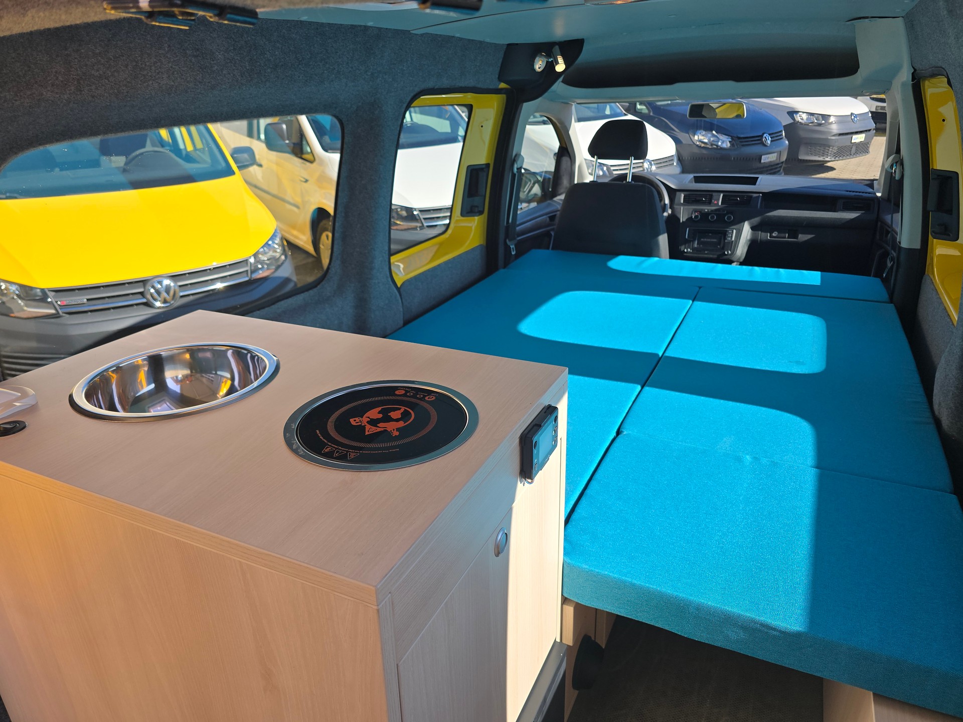 VW GEOVAN L - 102 PS Benzin - Klima - PDC hinten - DAB+ - 2 x Schiebetür - grosses Fensterpaket-image-13