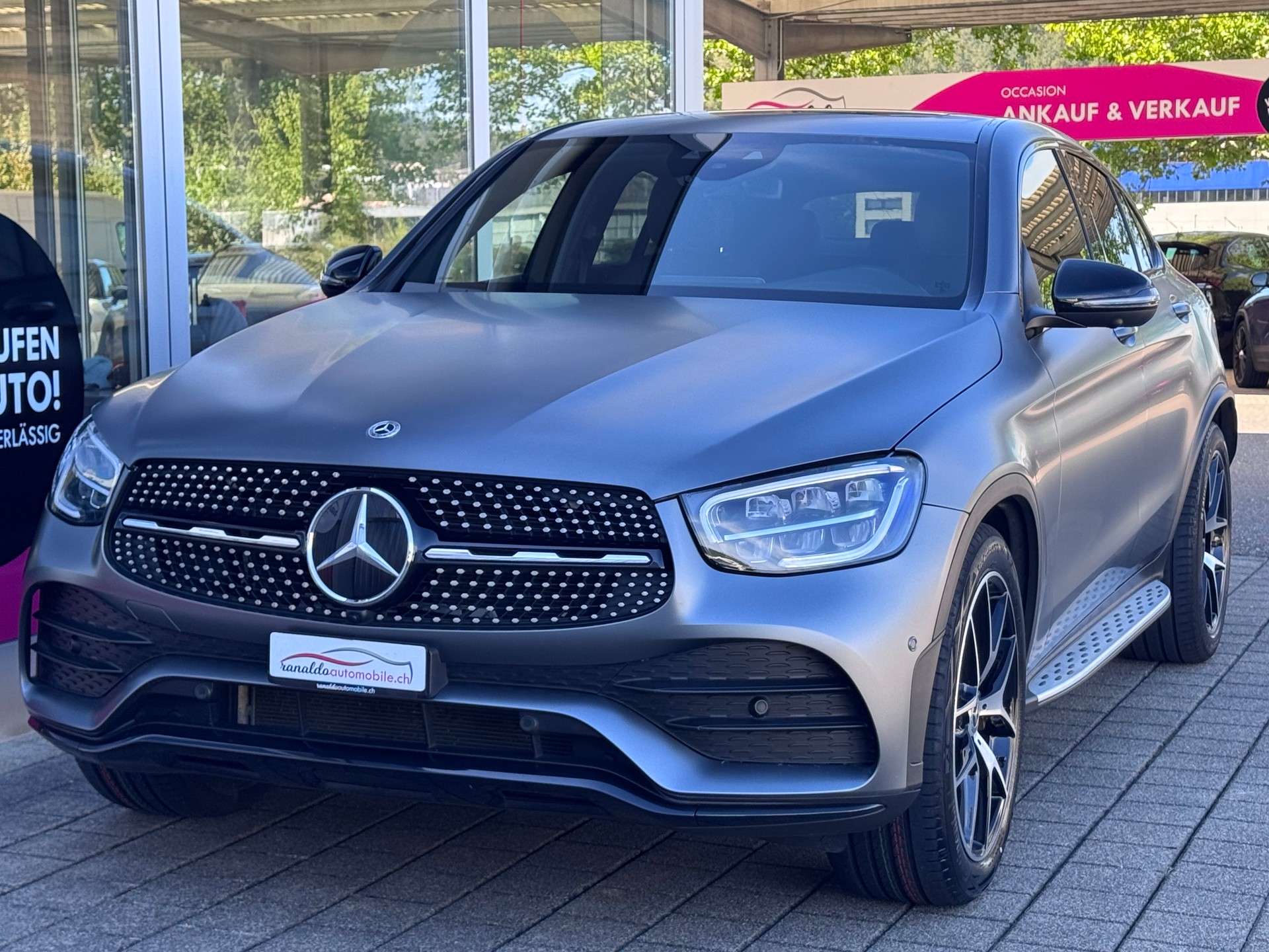 MERCEDES-BENZ GLC Coupé 400 d AMG-SPORTPAKET4x4 9G-Tronic+PANORAMA+ACC+LUFTFEDERUNG+STANDHEIZUNG+AHK 2'500KG+TRITTBRETTER+20"ALU+Winterräder+