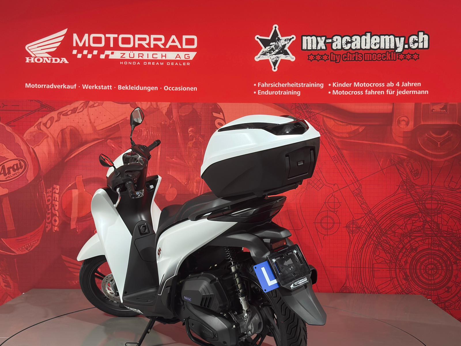 HONDA SH 125 + *Matte Pearl Cool White*-showroom-element-1