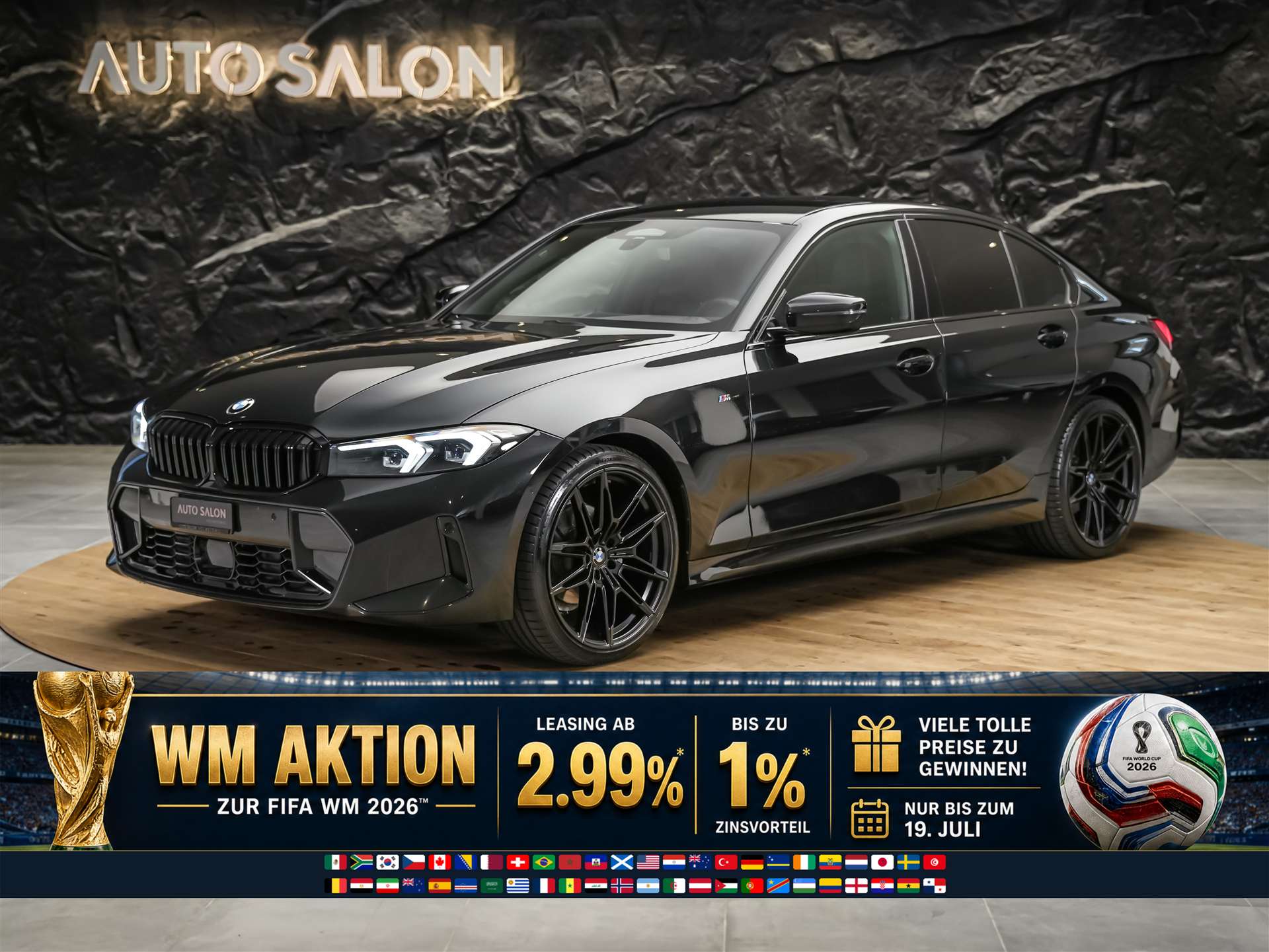 BMW 320d xDrive M Sport *Werksgarantie*20" Felgen*Abstandsregler*Standheizung*-image-0