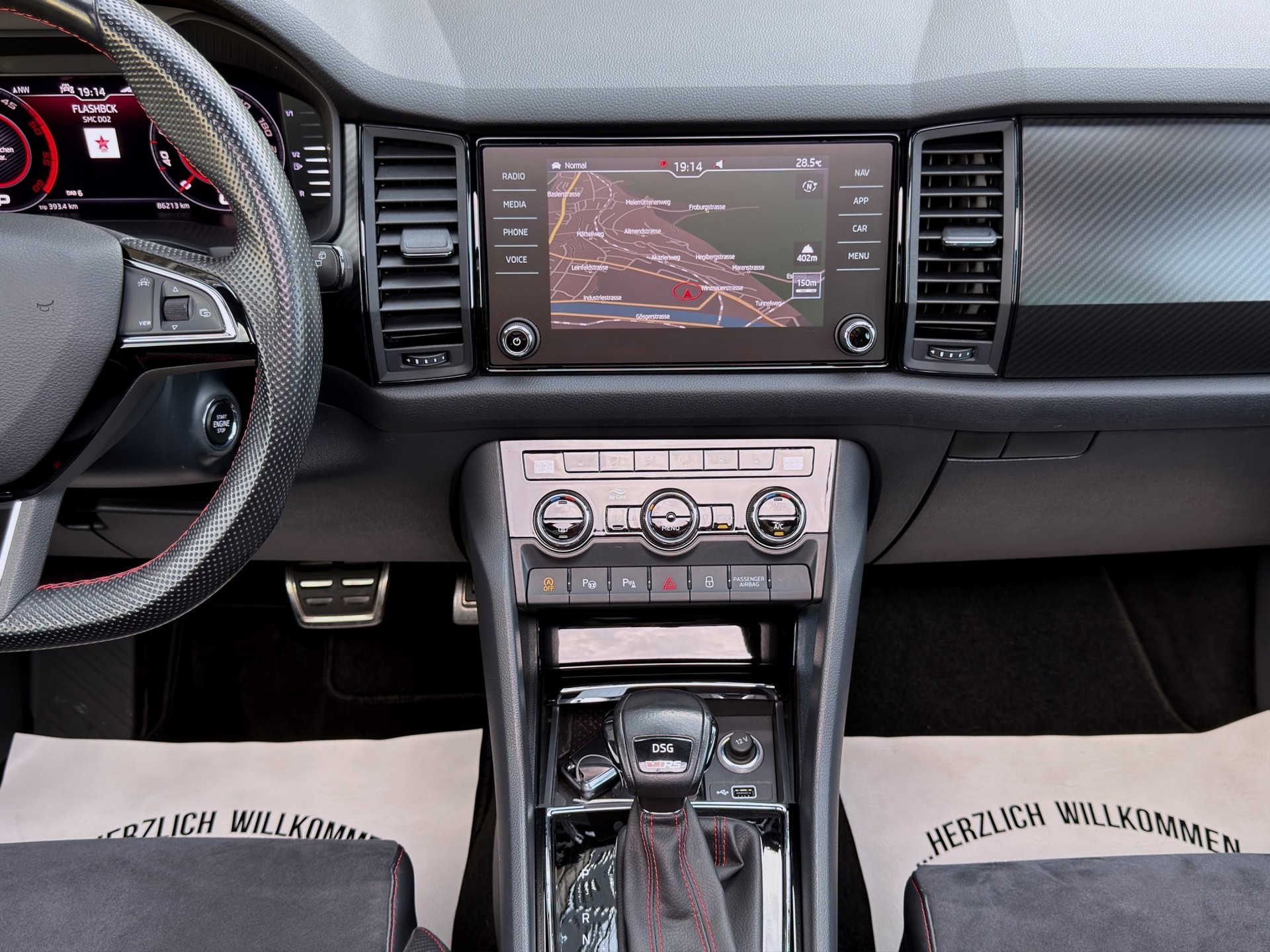 SKODA Kodiaq 2.0 Bi-TDI SCR RS 4x4 DSG,Frisch ab MFK,1 Jahr oder 20000km Garantie auf Motor und Getriebe inkl.*-image-15