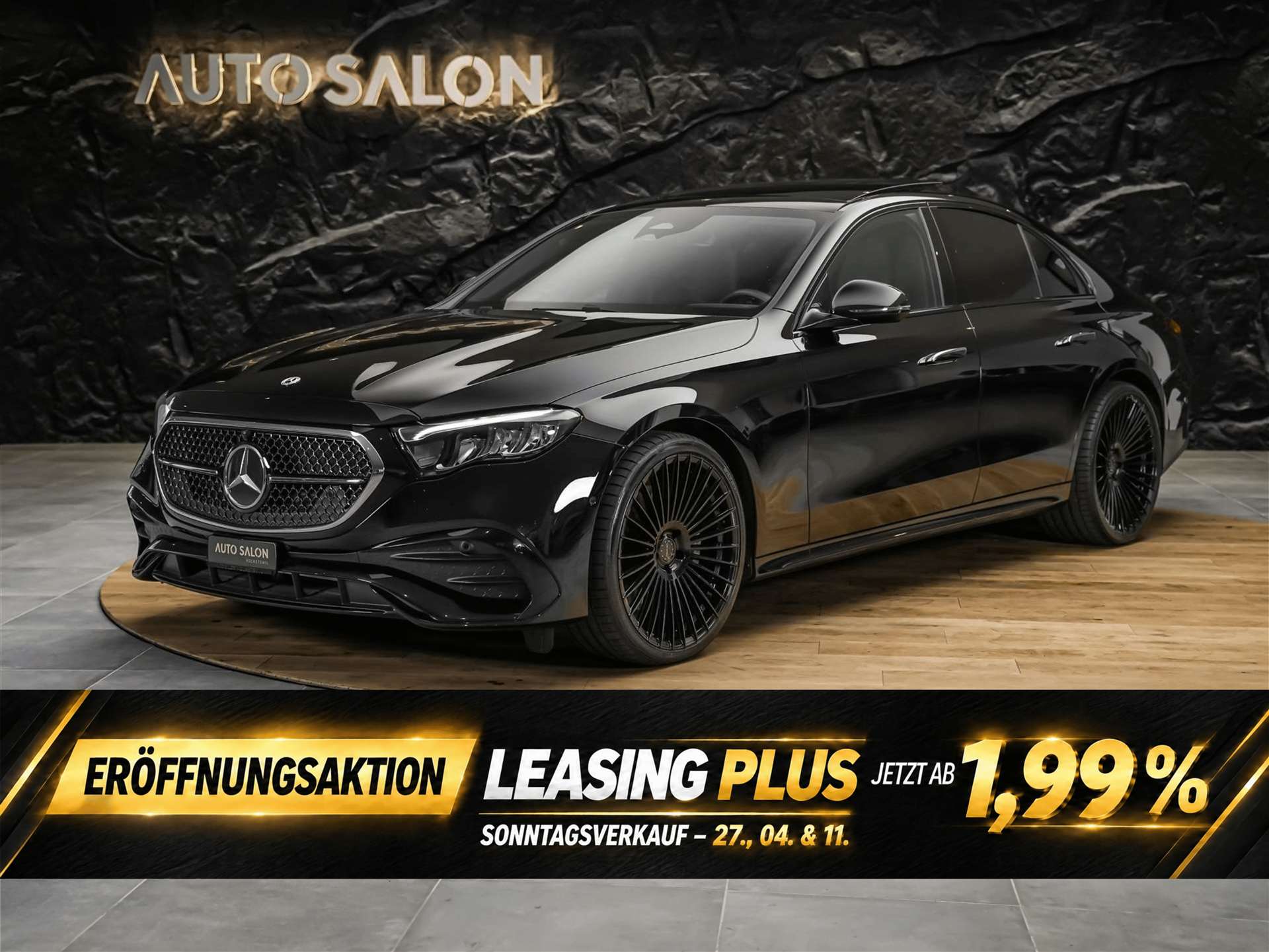 MERCEDES-BENZ E 220 d AMG Line 9G-Tronic *21" Felgen*Werksgarantie*Panorama*Lenkradheizung*-image-0