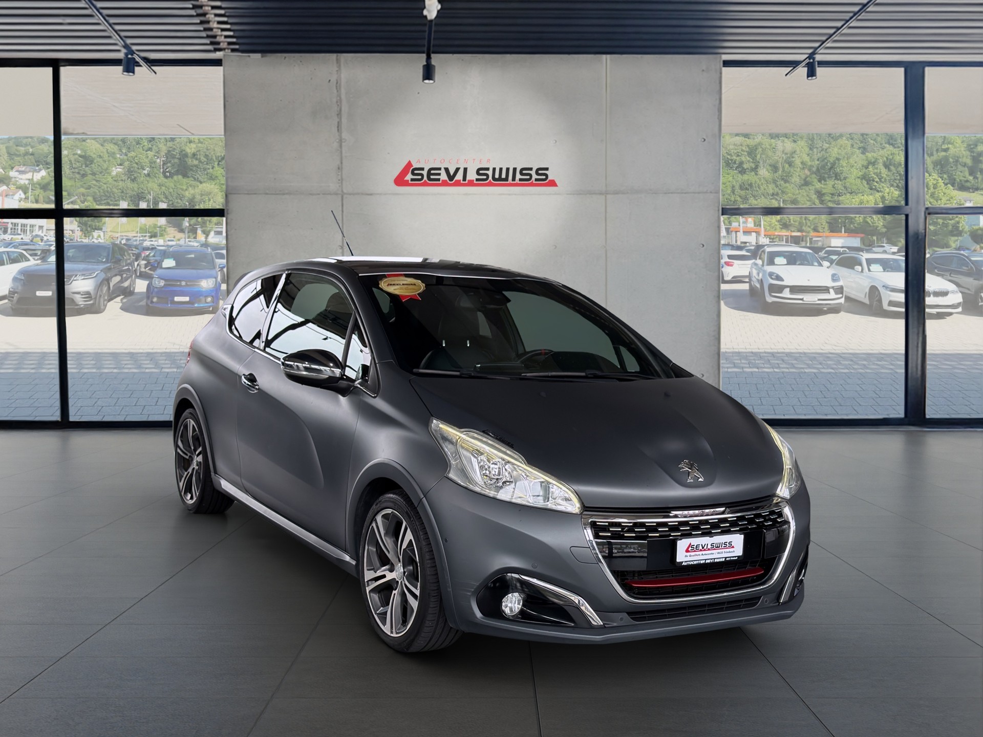 PEUGEOT 208 1.6 Turbo GTi*Ice Silver Matt*Frisch ab MFK,1 Jahr oder 20'000km Garantie auf Motor und Getriebe*-image-0