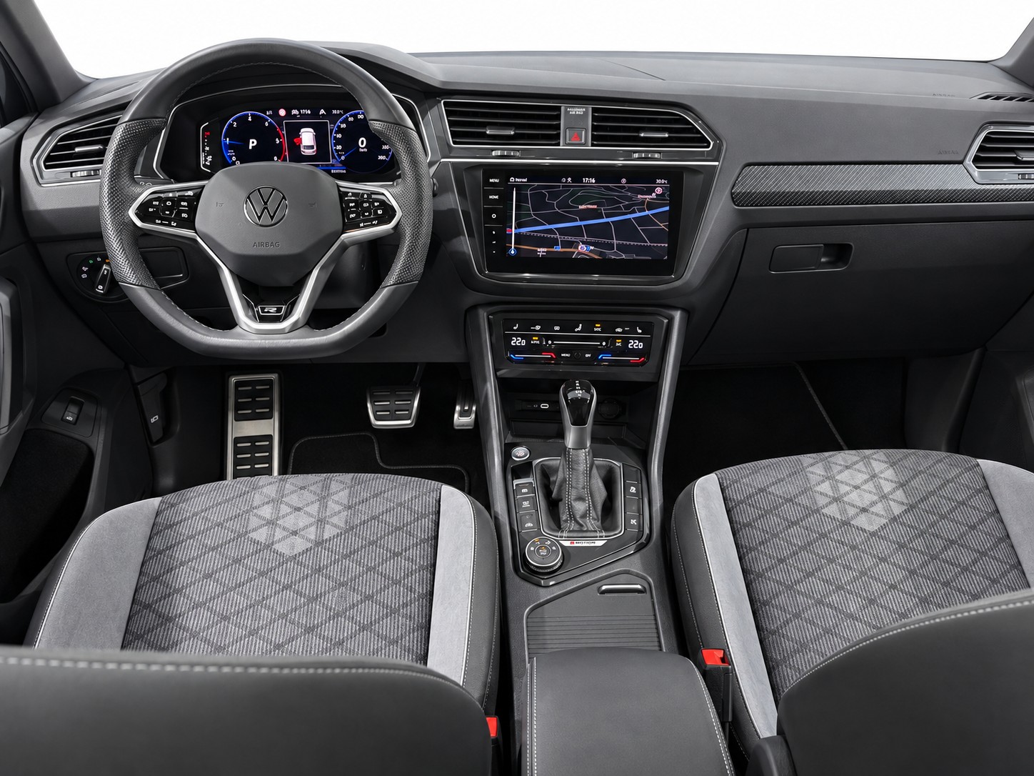 VW Tiguan 2.0 TDI SCR R-Line 4Motion DSG * Delfingrau * Anhängerkupplung * Black Style *-image-7