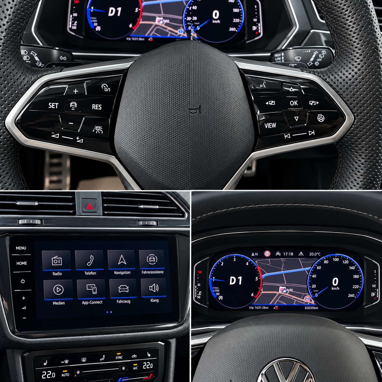 VW Tiguan 2.0 TDI SCR R-Line 4Motion DSG * Delfingrau * Anhängerkupplung * Black Style *-image-14