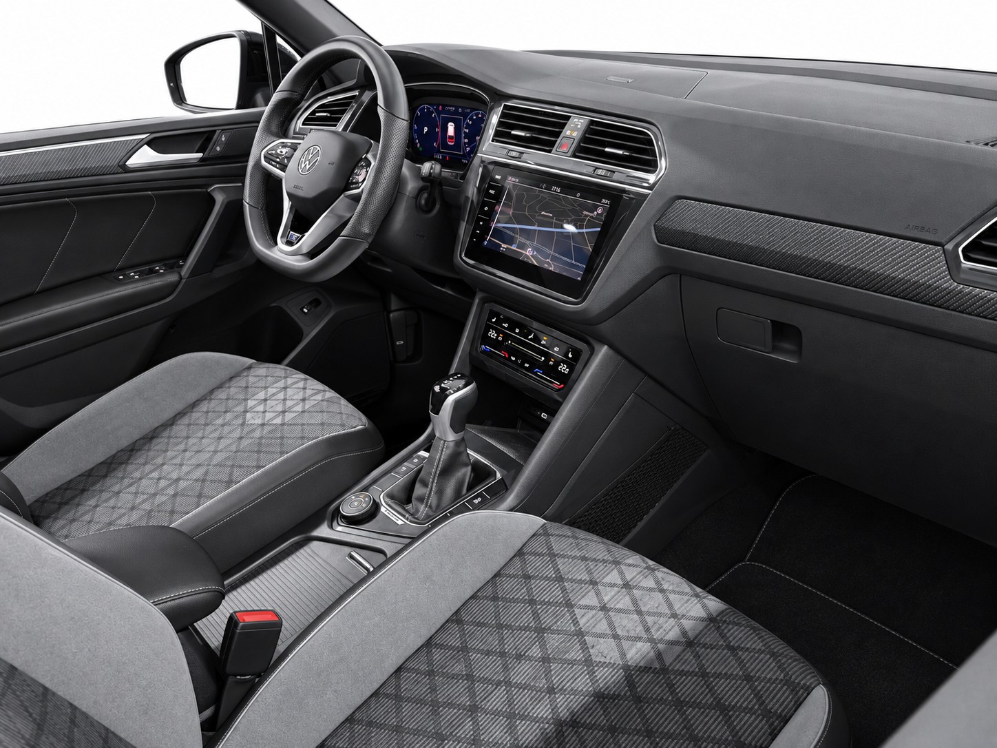 VW Tiguan 2.0 TDI SCR R-Line 4Motion DSG * Delfingrau * Anhängerkupplung * Black Style *-image-9