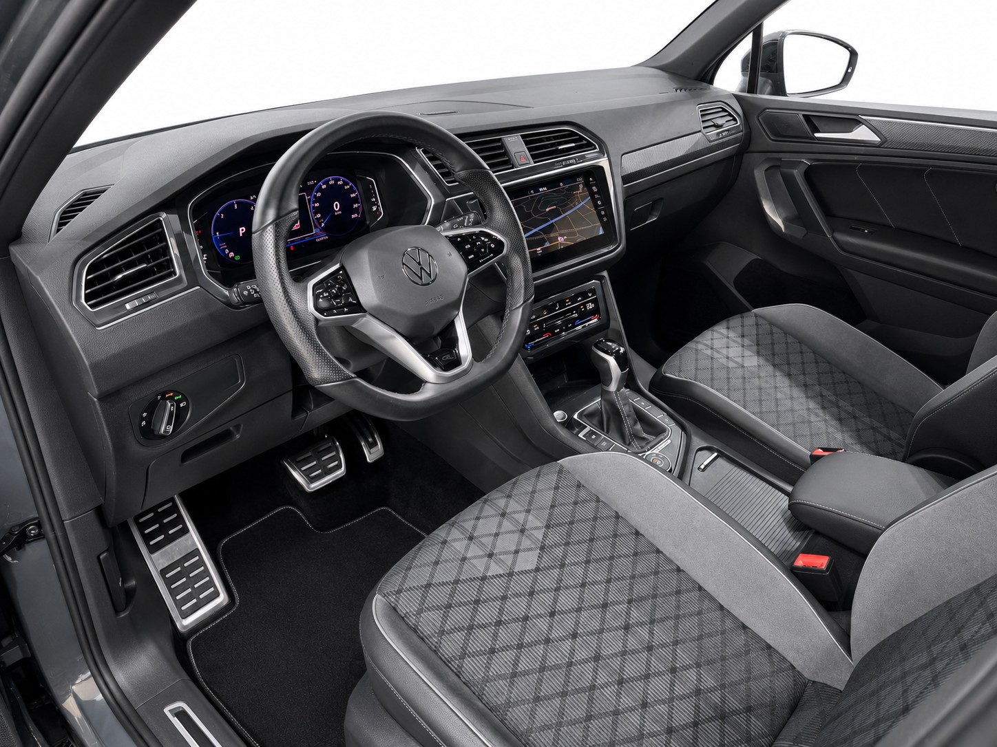 VW Tiguan 2.0 TDI SCR R-Line 4Motion DSG * Delfingrau * Anhängerkupplung * Black Style *-image-8