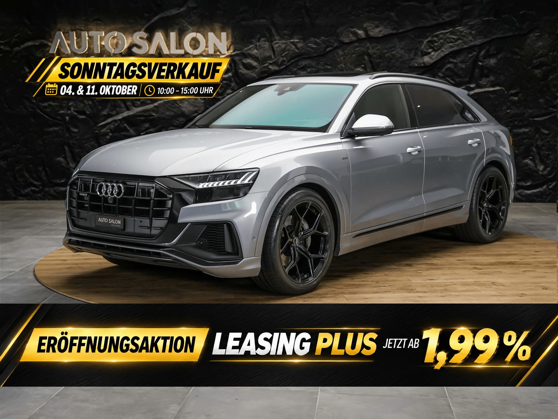 AUDI Q8 55 TFSI quattro tiptronic *22" Felgen*Panorama*B&O*Sitzbelüftung*Head-Up*