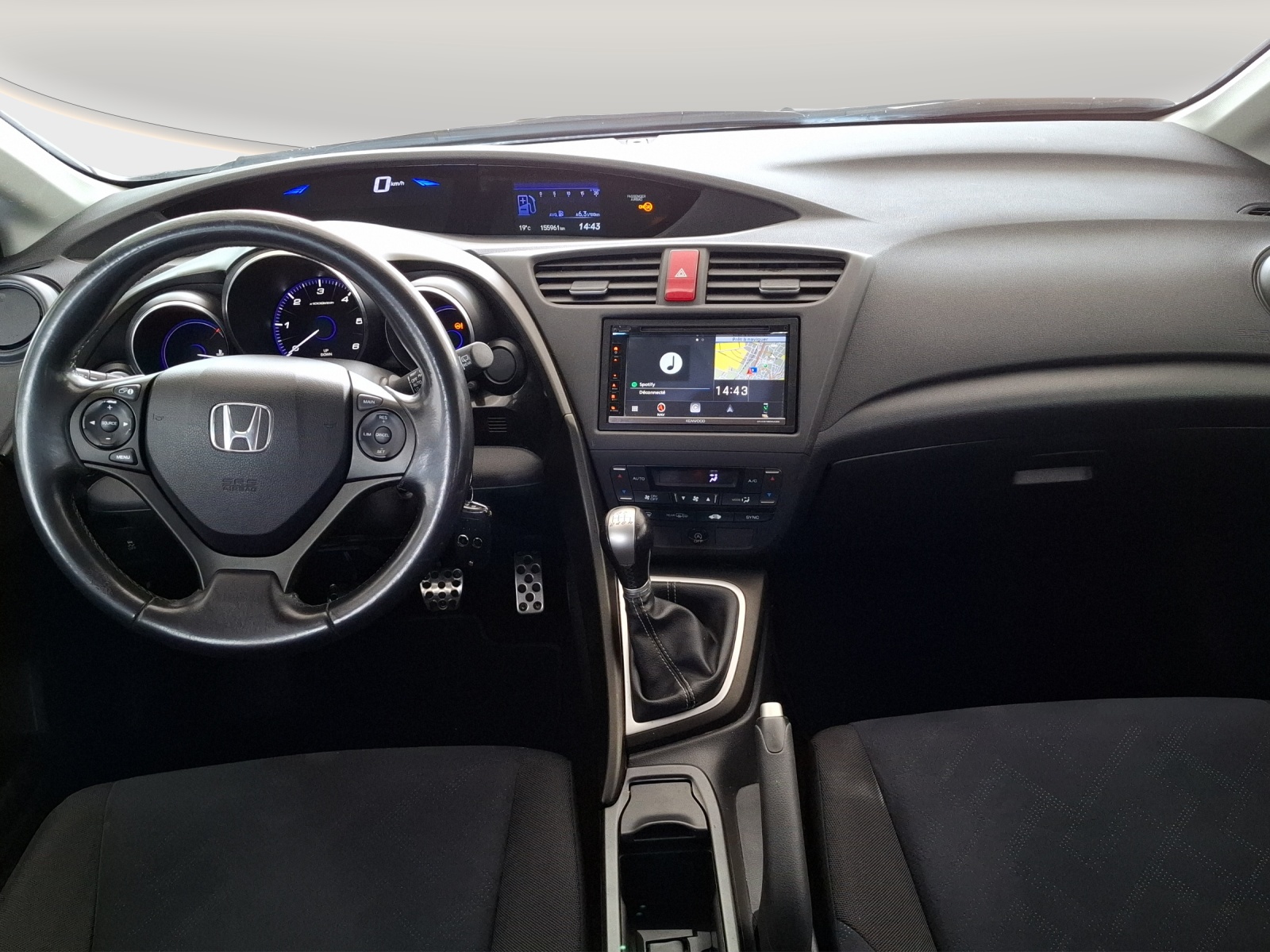 HONDA Civic 2.2i-DTEC Sport // Bremsen hinten komplett NEU vorne beläge NEU // 8-fach Aluminiumbereift-image-11