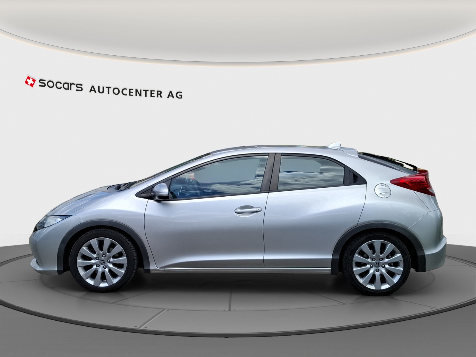 HONDA Civic 2.2i-DTEC Sport // Bremsen hinten komplett NEU vorne beläge NEU // 8-fach Aluminiumbereift-image-5