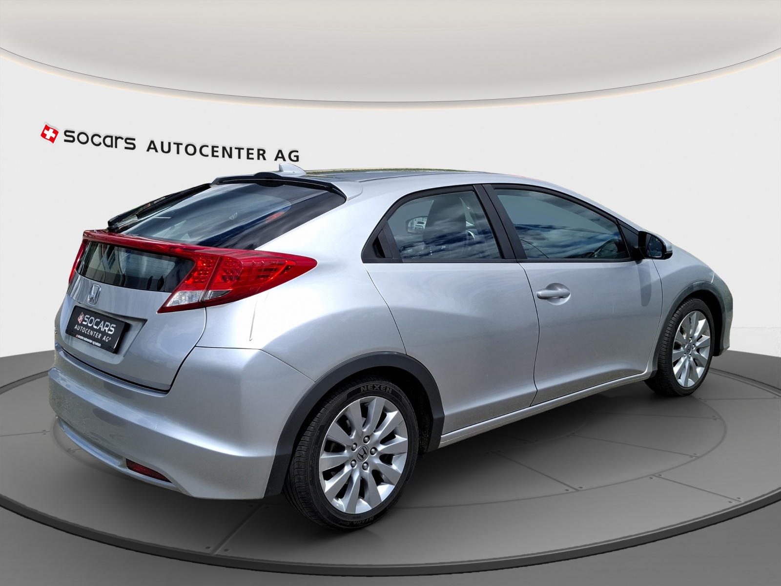 HONDA Civic 2.2i-DTEC Sport // Bremsen hinten komplett NEU vorne beläge NEU // 8-fach Aluminiumbereift-image-2