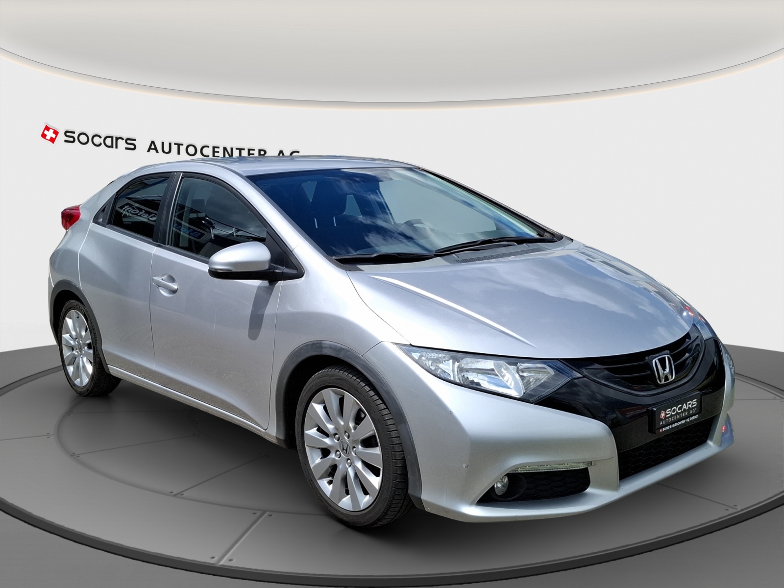 HONDA Civic 2.2i-DTEC Sport // Bremsen hinten komplett NEU vorne beläge NEU // 8-fach Aluminiumbereift-image-3