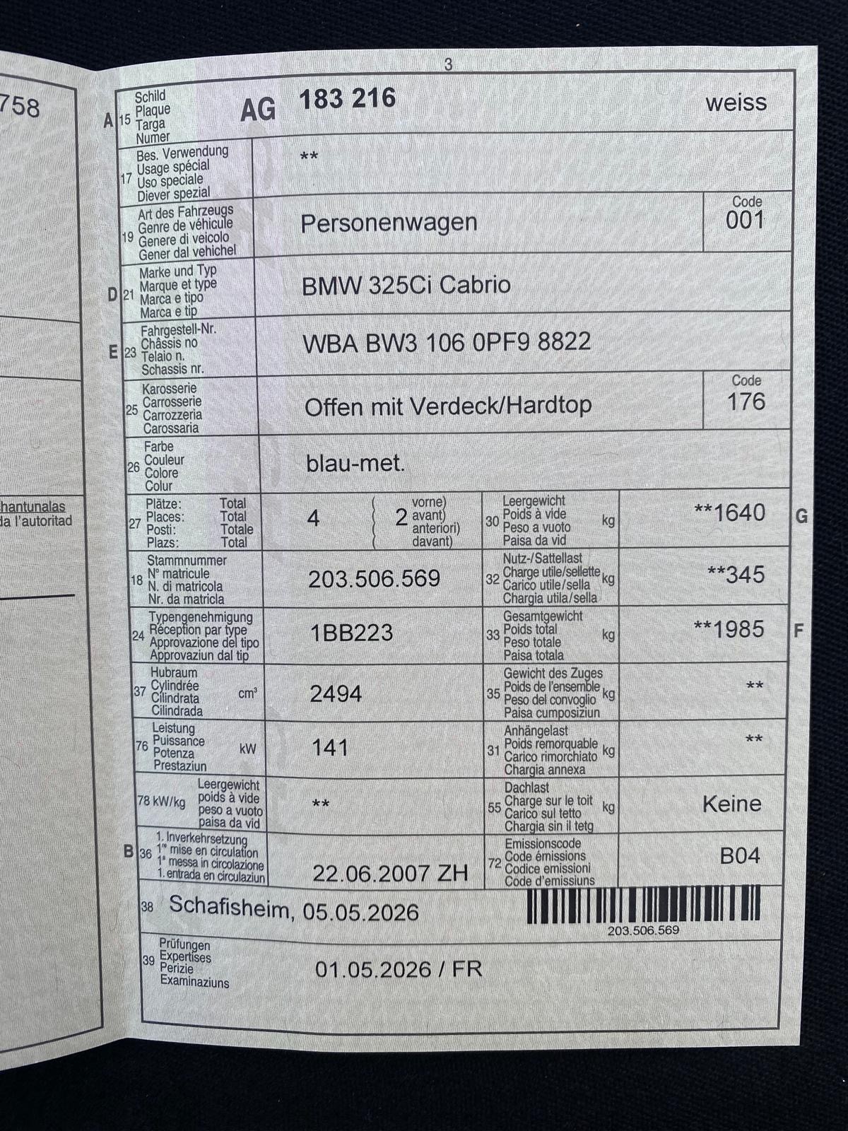 BMW E46 325ci Cabrio Handschaltung-image-19
