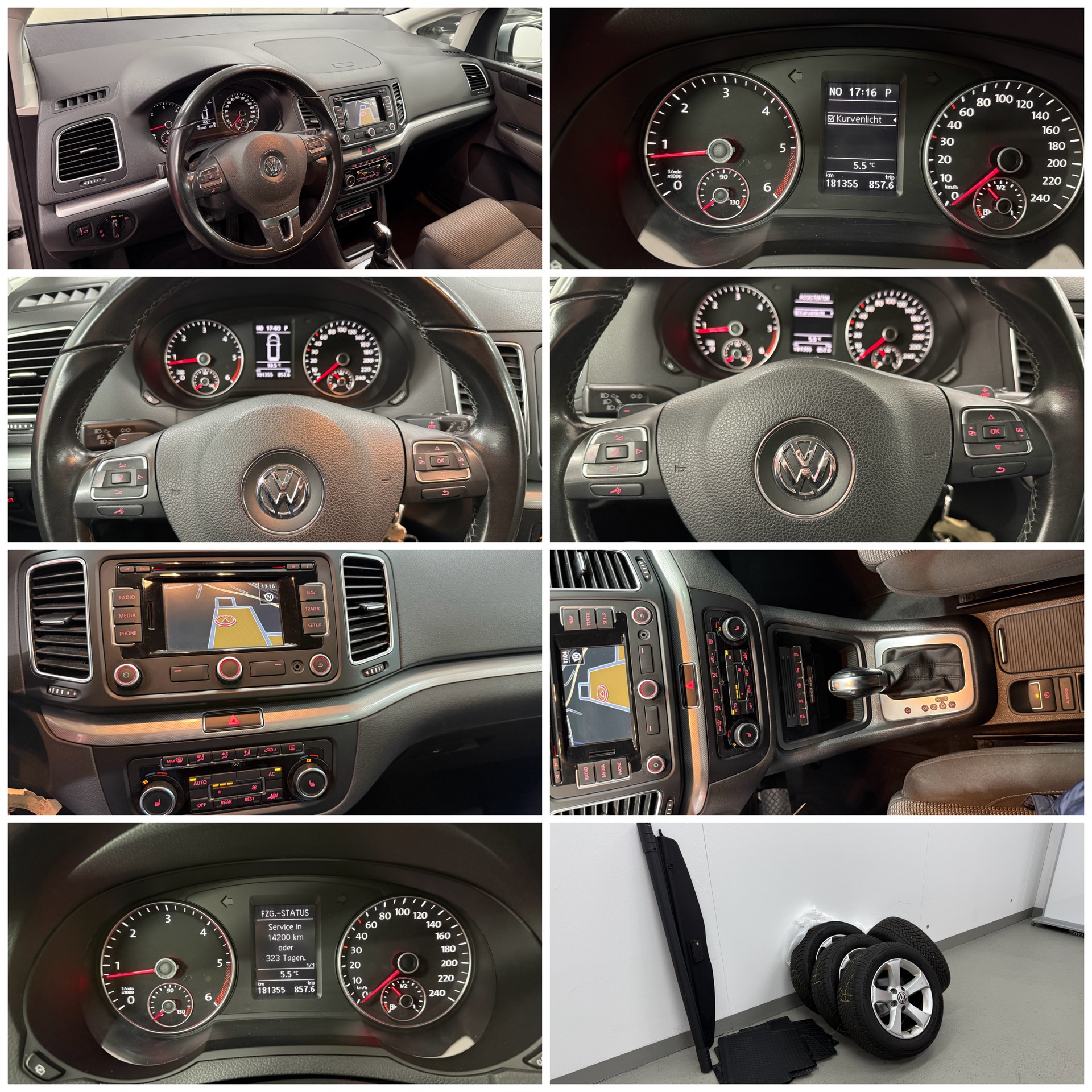 VW Sharan 2.0 TDI BlueMotion Technology Trendline DSG, frisch ab MFK, Service gepflegt, 8 fach berädert und 12 M/20000km Garantie-image-13