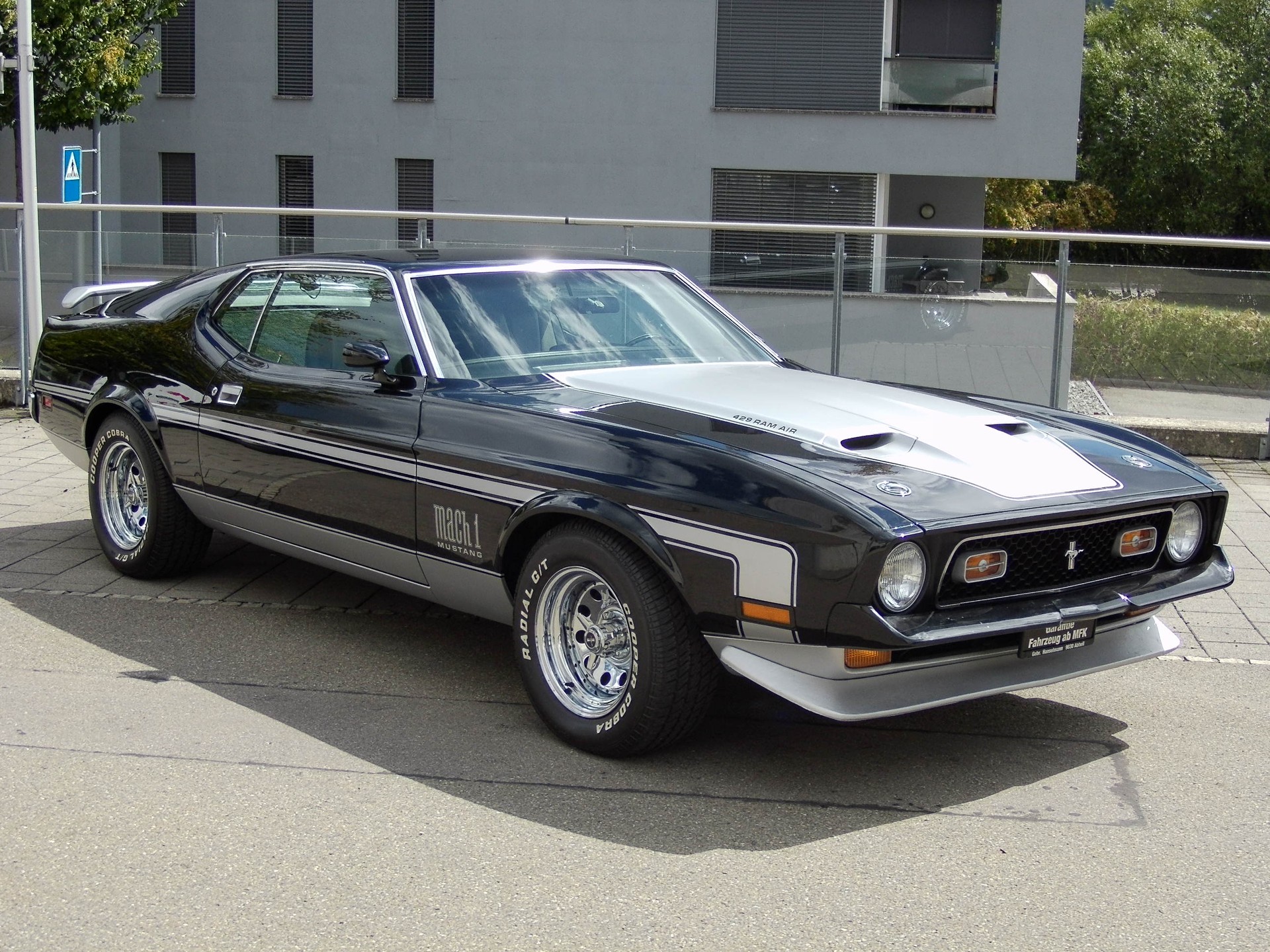 FORD Originaler Ford Mustang Mach1 429, 7.0 Liter V8 mit Marti Report, dazu das Originale Serviceheft-image-1