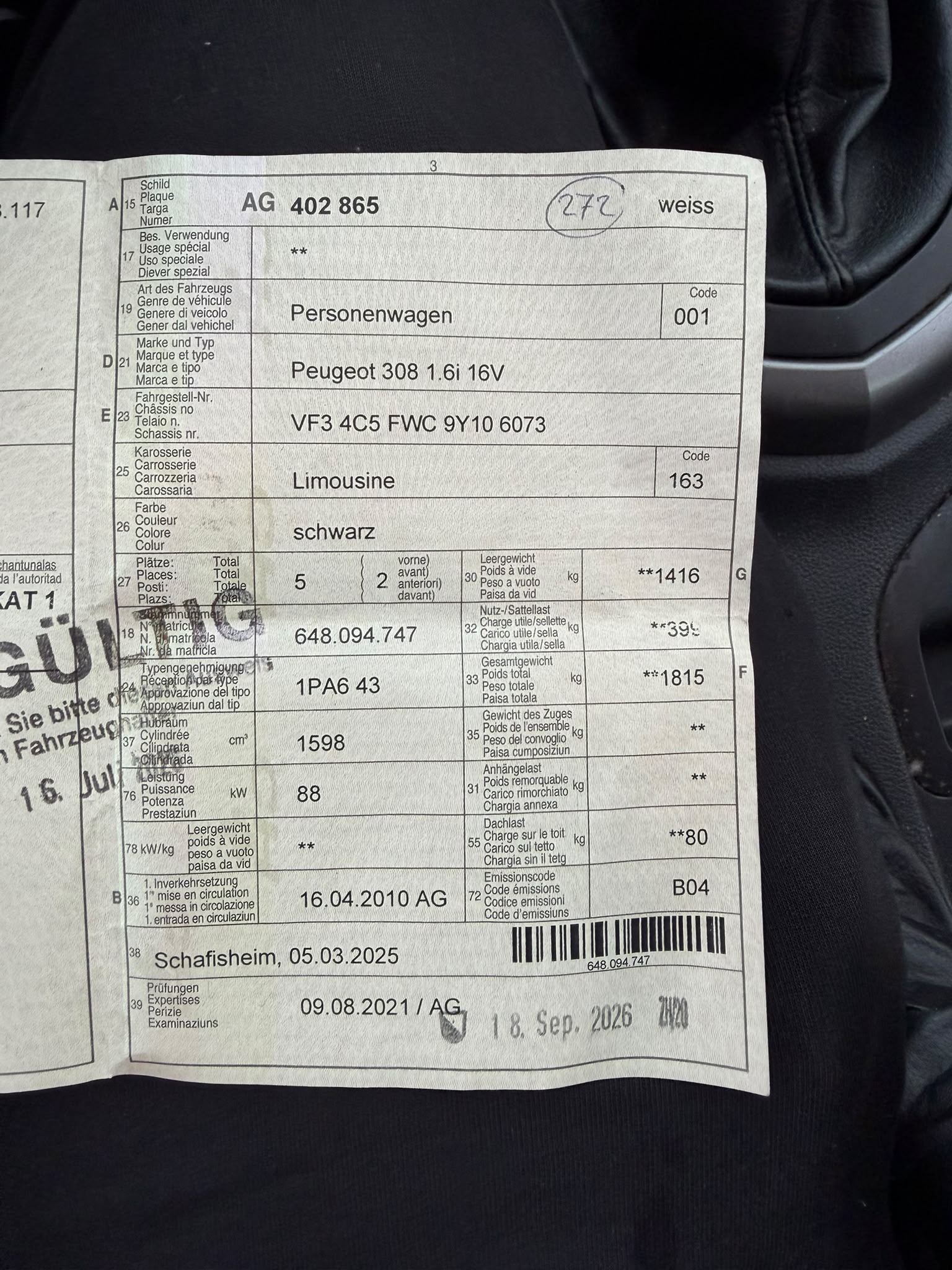 PEUGEOT 308 1.6 16V VTI Sport-image-10