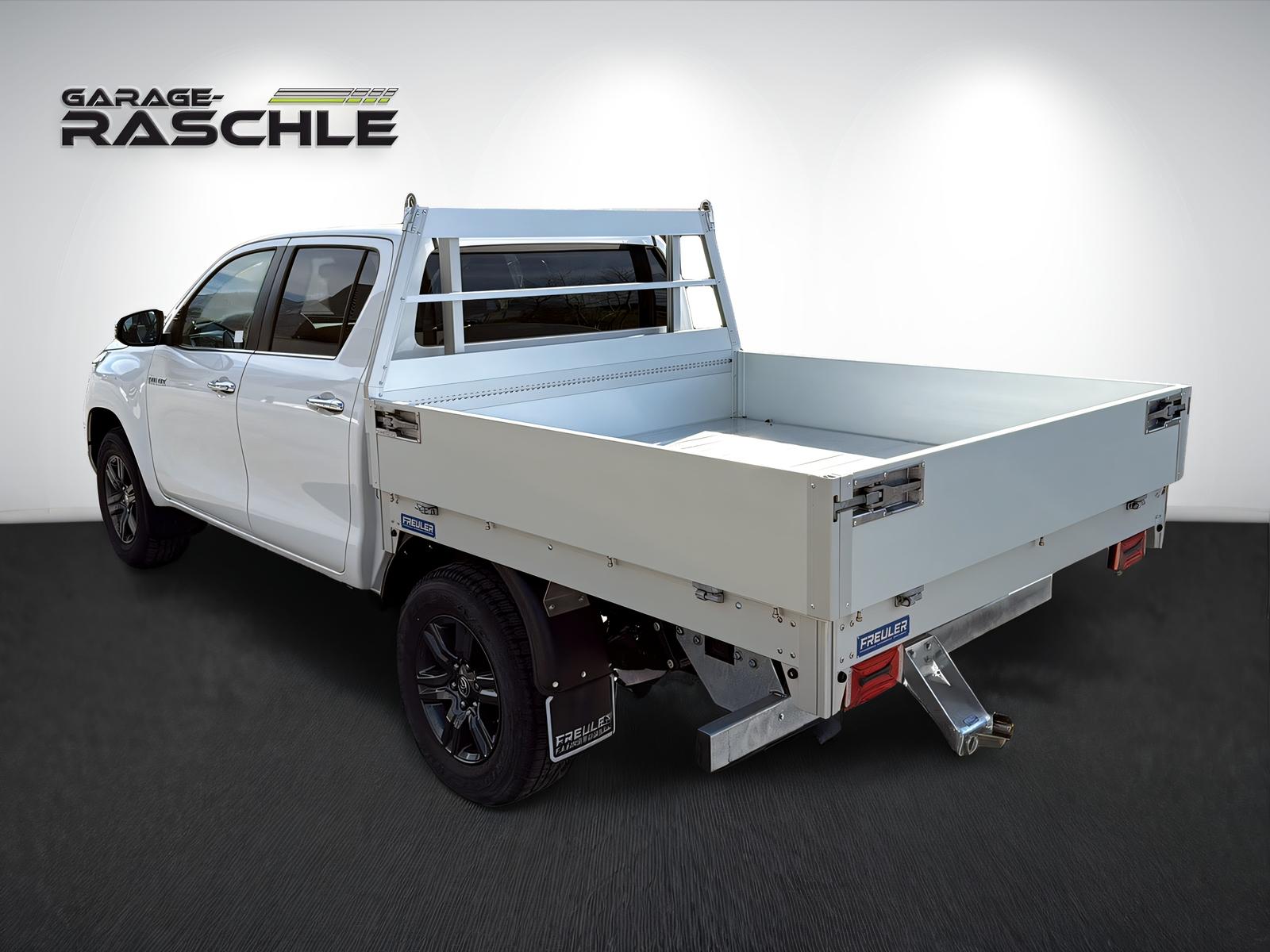 TOYOTA Hilux Double Cab.-Pick-up 2.8 D-4D 204 Style MHEV Alubrücke Freuler-image-4
