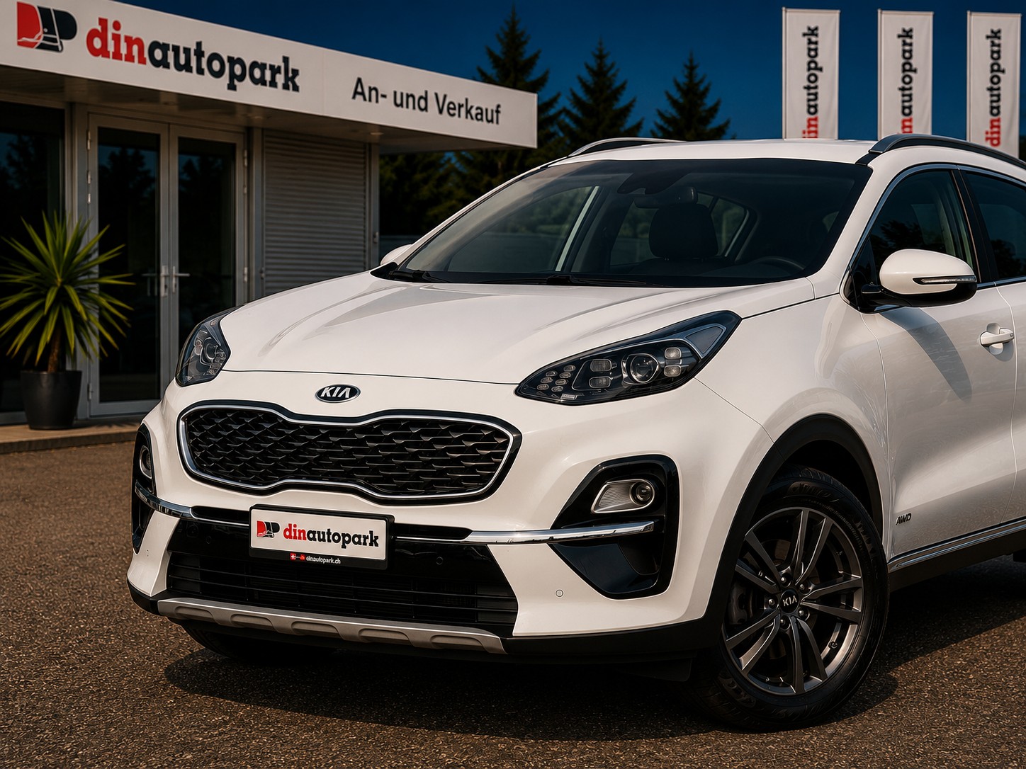 KIA Sportage 1.6CRDi Mild Hybrid Power 2020 4WD Automat * CH-Fahrzeug * Frisch ab MFK * TOP Zustand * inkl. 1 Jahr Garanite *-image-1