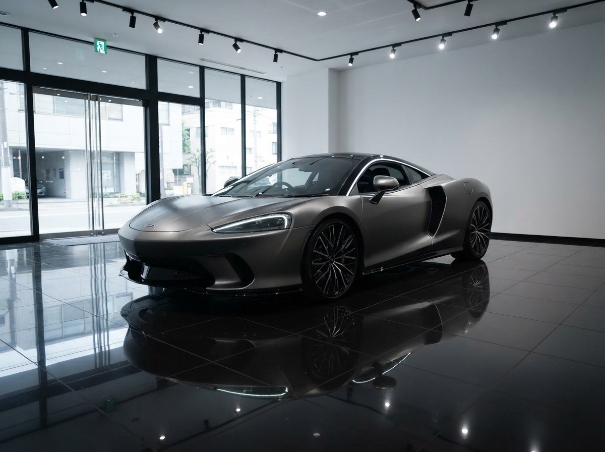 McLAREN GT Grey Matt / Komplett Matt PPF foliert / Inkl. Garantie-image-1