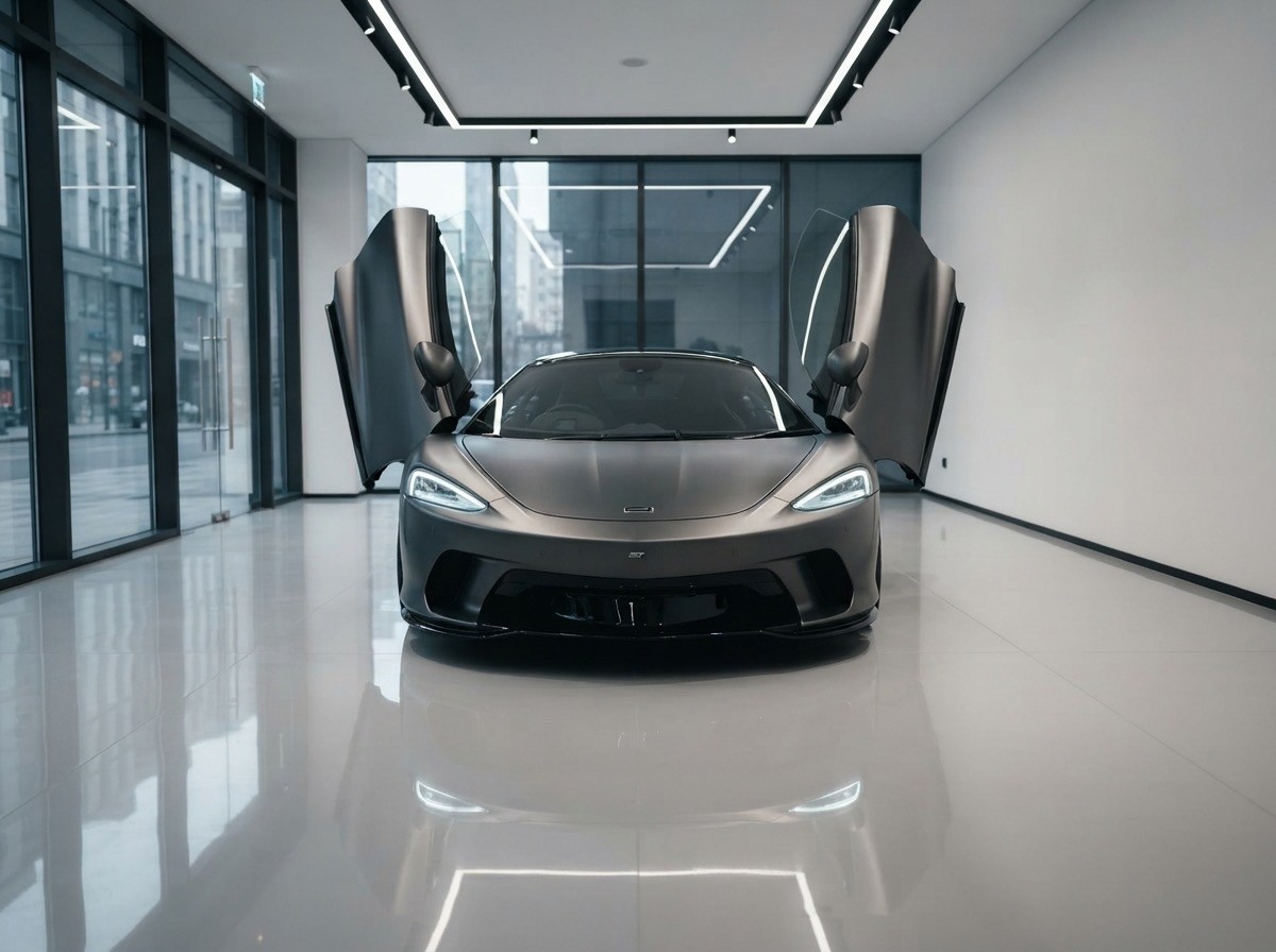 McLAREN GT Grey Matt / Komplett Matt PPF foliert / Inkl. Garantie