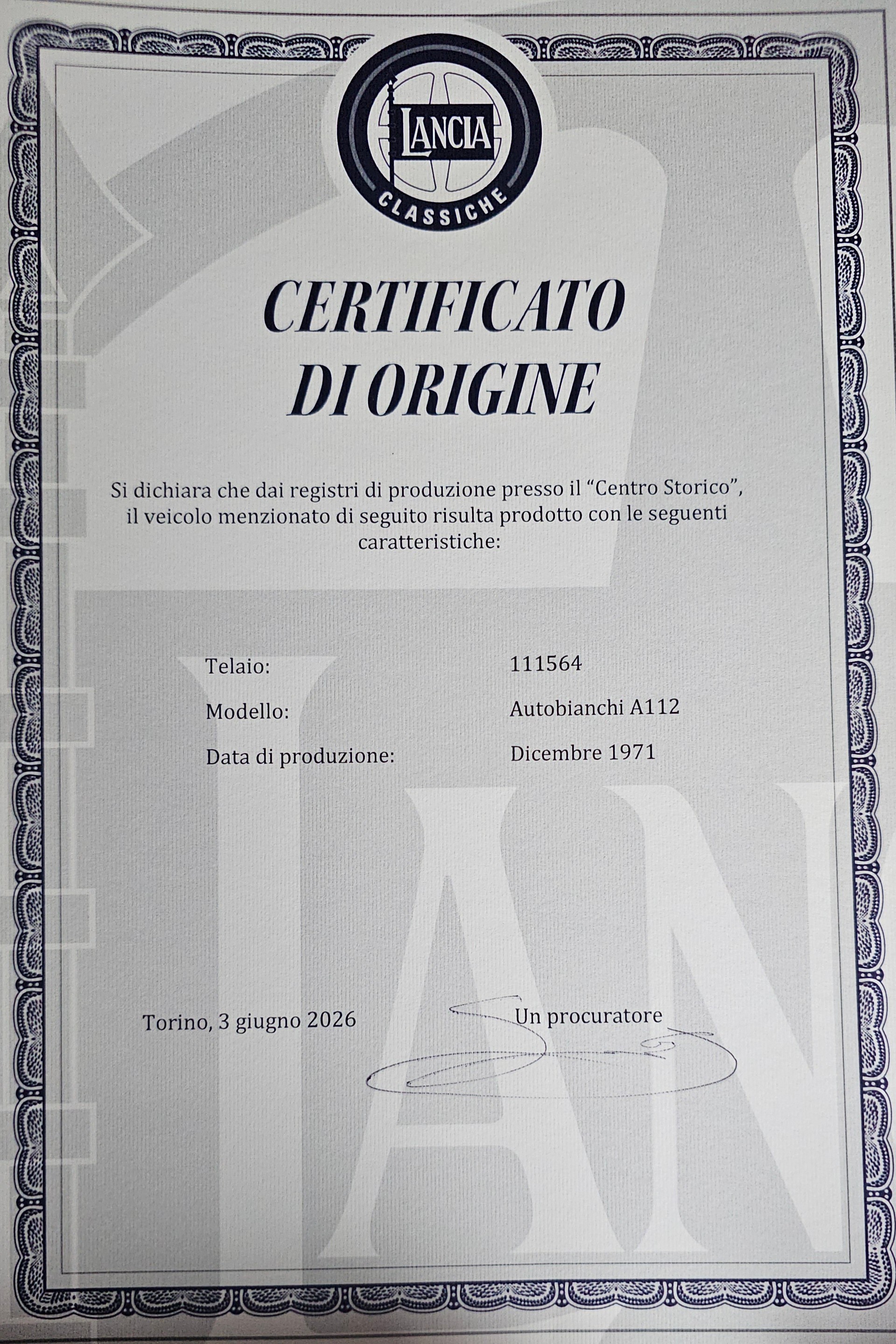 LANCIA A 112 ABARTH 1° SERIE VETERAN-image-13