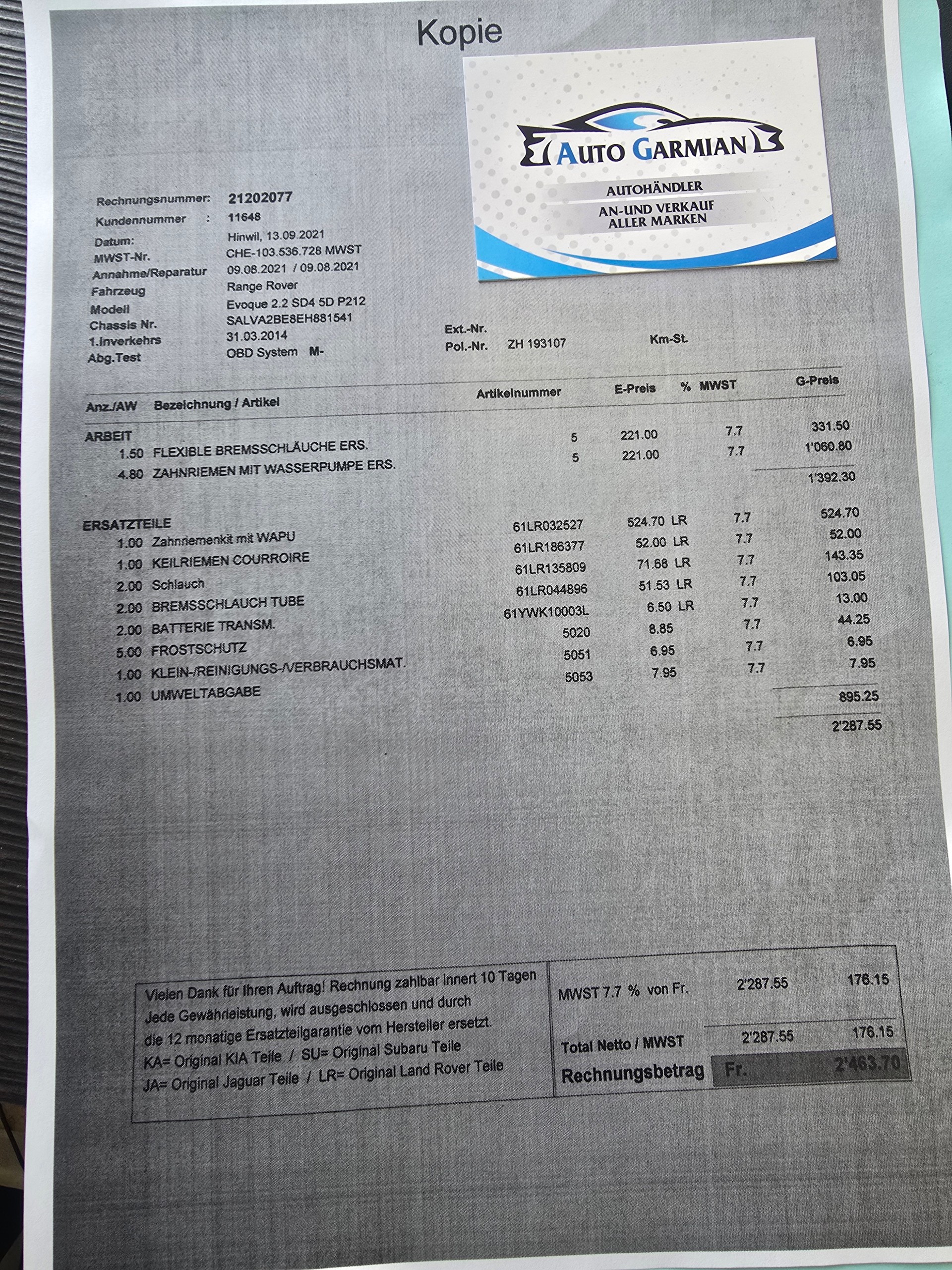 LAND ROVER Range Rover Evoque 2.2 SD4 Dynamic AT9 P212-image-31