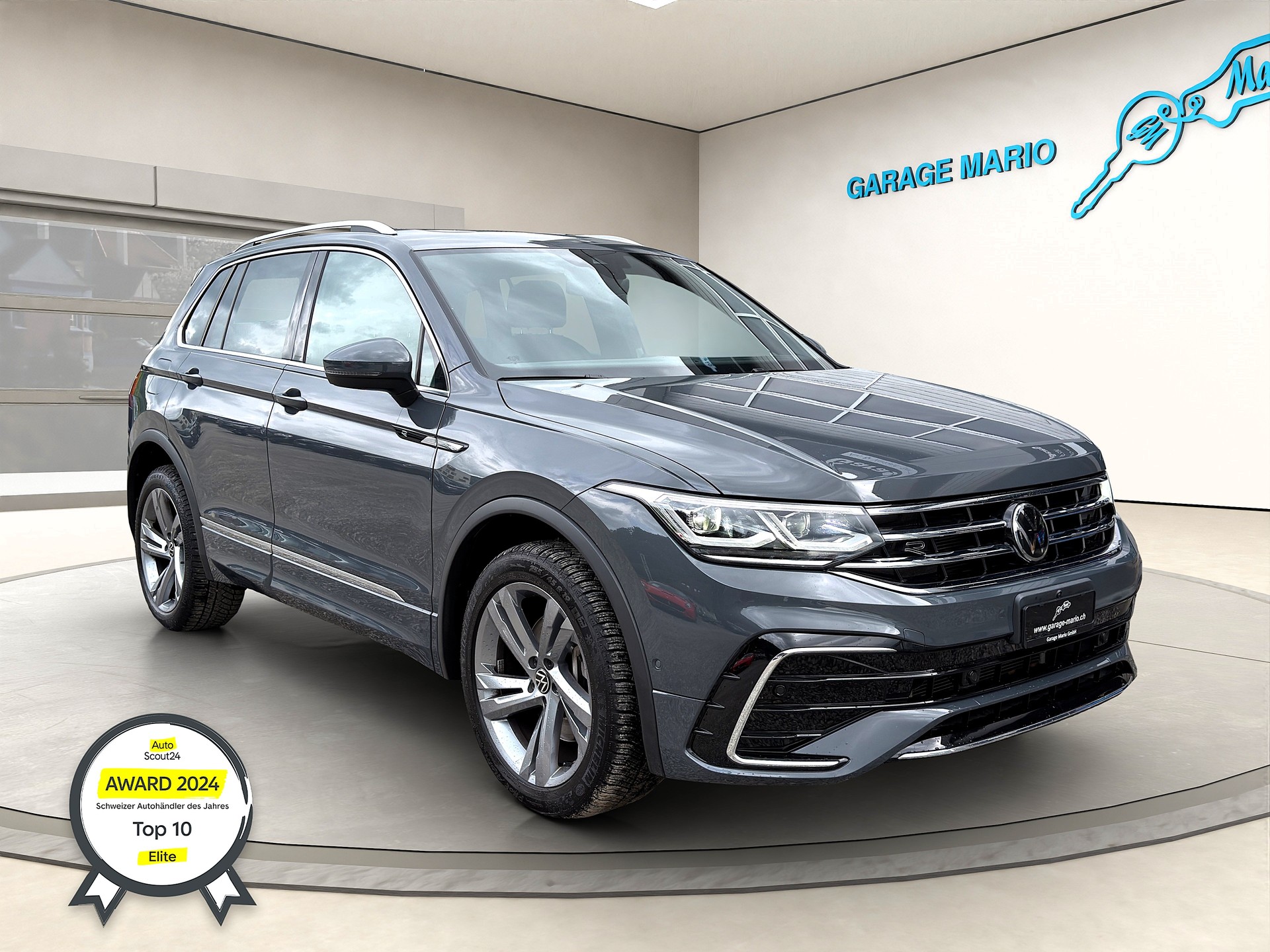 VW Tiguan 2.0 TDI R-Line ❗ Leder ❗SCR Selection 4Motion DSG-image-0