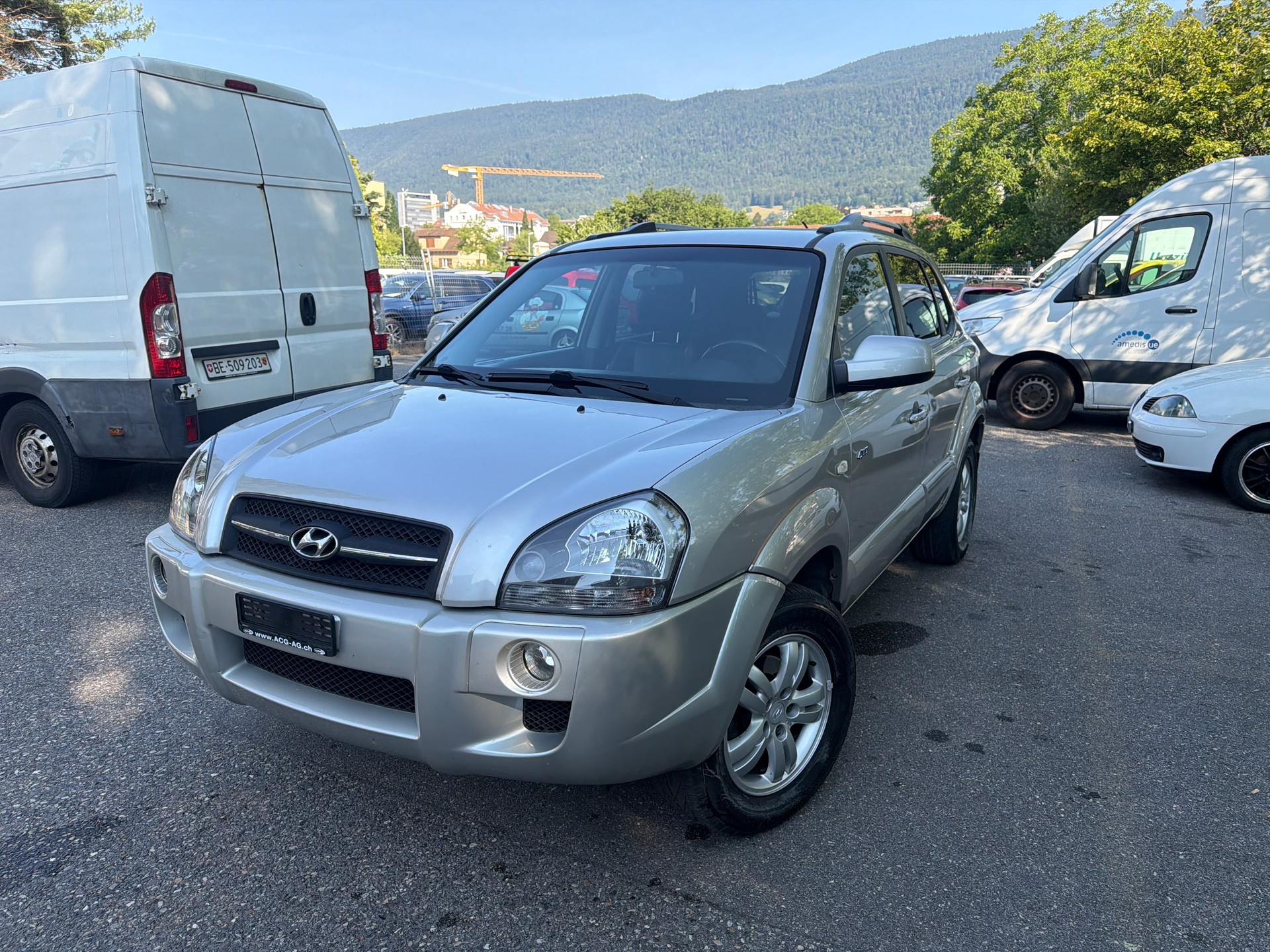 HYUNDAI Tucson 2.7 V6 Premium 4WD ** Voll-Leder ** Klima-auto ** Tempomat ** Sitzheizung ** Frisch Ab MFK-image-0