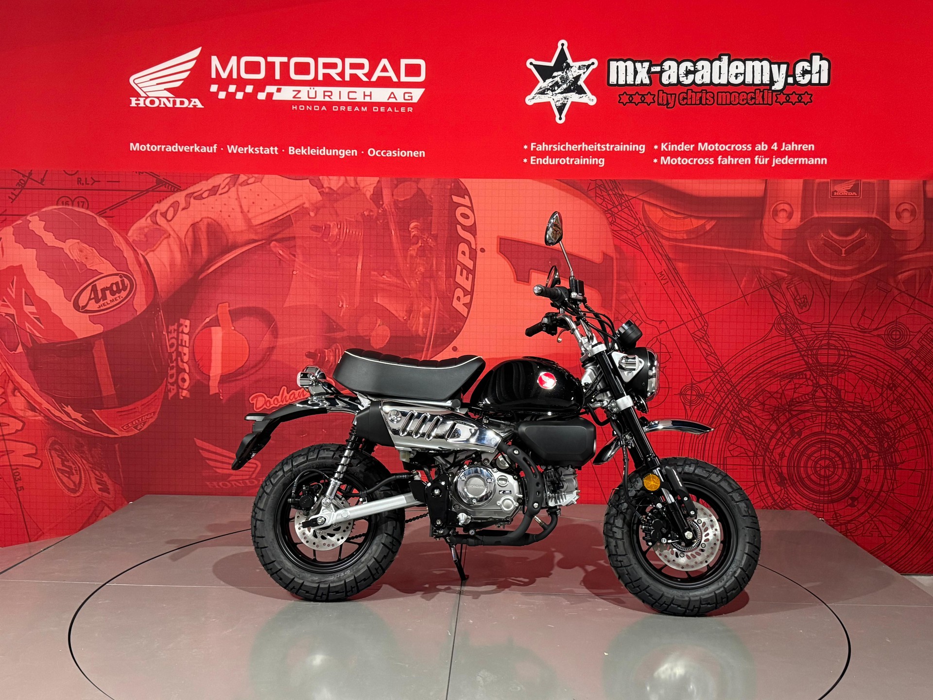 HONDA Z 125 Monkey *Neufahrzeug**Black*-showroom-element-1