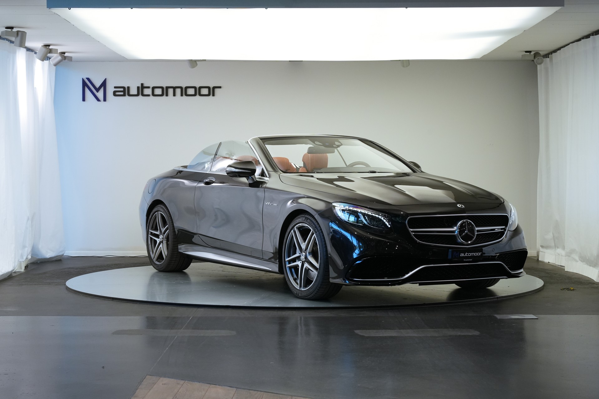 MERCEDES-BENZ S 63 AMG Cabriolet 4Matic Speedshift MCT *CH-Fahrzeug* *Designo Mokkaschwarz* *Swarowski*-image-2