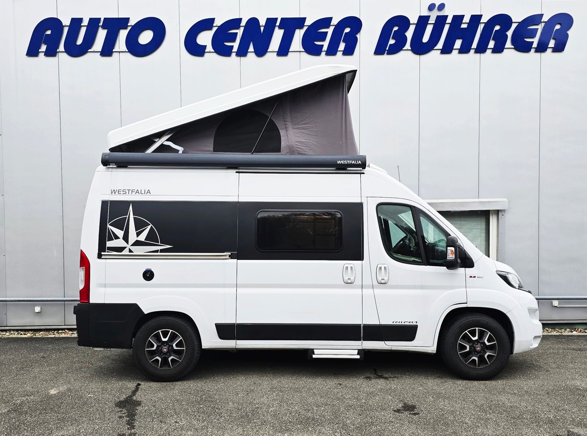 WESTFALIA COLUMBUS 540 D 2,3 DIESEL 9G-AUTOMAT HUBDACH FIAT DUCATO MJ 160-image-0