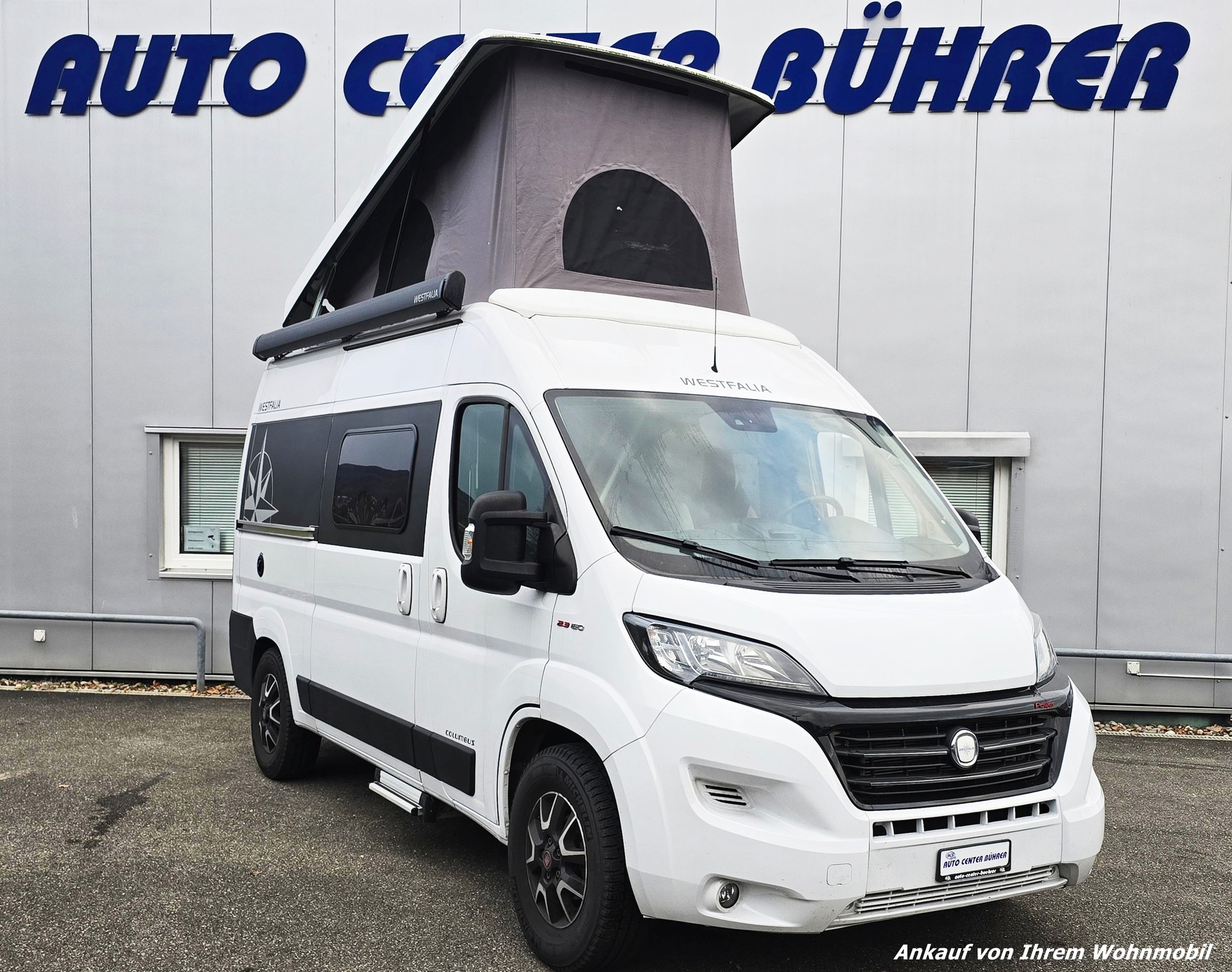 WESTFALIA COLUMBUS 540 D 2,3 DIESEL 9G-AUTOMAT HUBDACH FIAT DUCATO MJ 160-image-2
