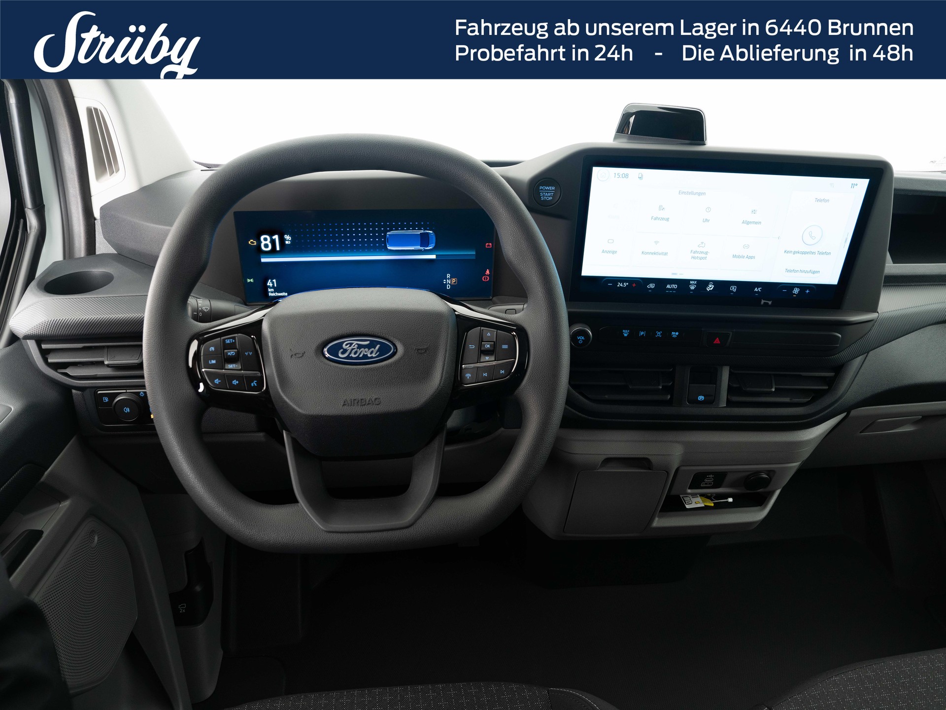 FORD Transit Custom Van 320 L1 2.5 Duratec 233PS Trend PHEV-image-22