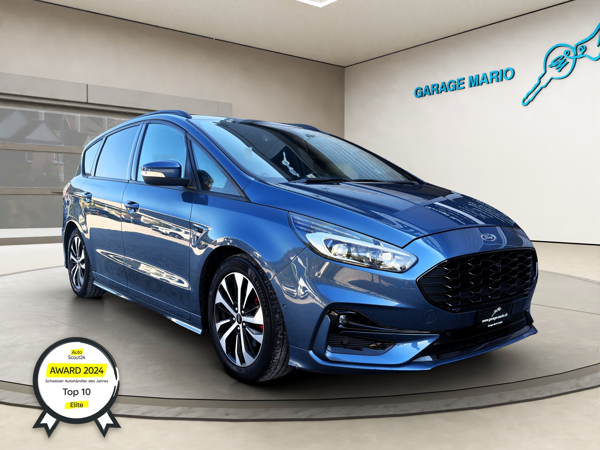 FORD S-Max 2.0 TDCi❗ST-Line AWD❗Automatic ✅CH-Fahrzeug & 7 Sitzplätze und 8-fach bereift auf ALU✅