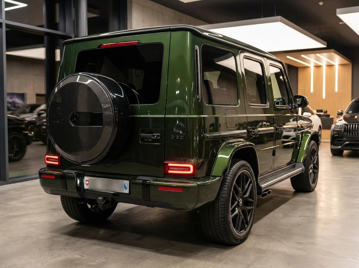 MERCEDES-BENZ Wunderschöne Neuwertige G-Klasse / MANUFAKTUR Olive grün metalice / Volle Ausstattung / Werksgarantie / CH-Fahrzeug-image-5