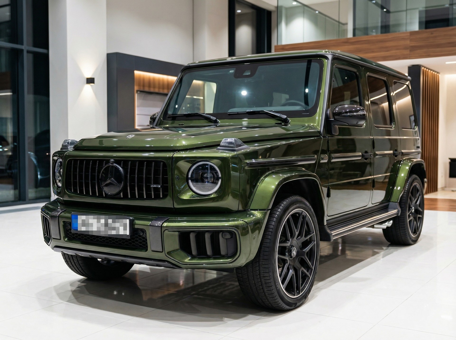 MERCEDES-BENZ Wunderschöne Neuwertige G-Klasse / MANUFAKTUR Olive grün metalice / Volle Ausstattung / Werksgarantie / CH-Fahrzeug-image-2