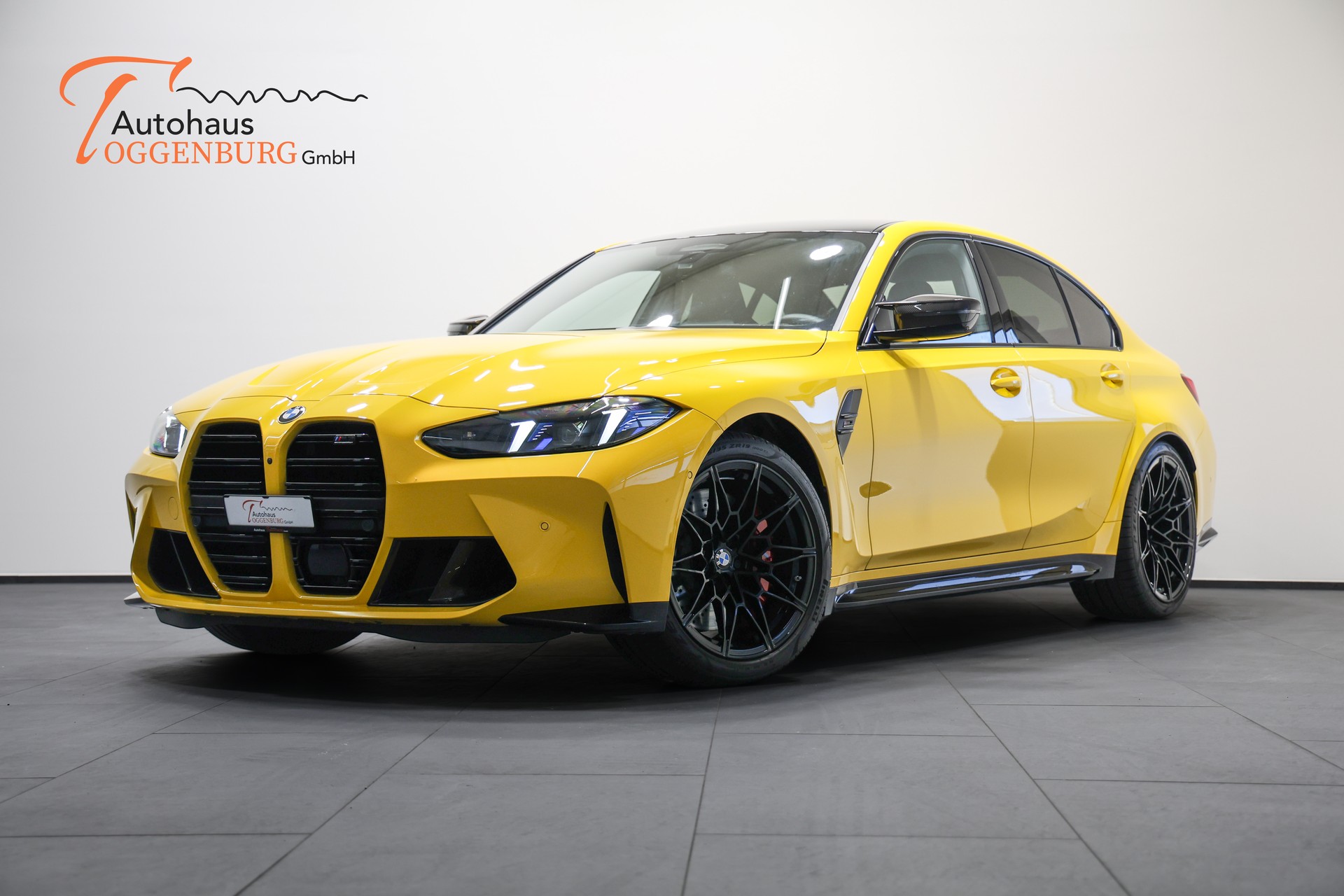 BMW M3 Competition M xDrive*Sonderlackierung Speed Gelb*BMW Werksgarantie bis 09.2028*-image-2