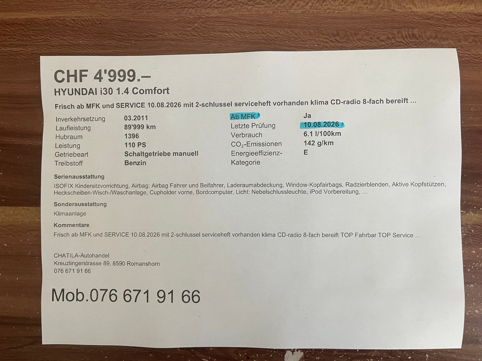 HYUNDAI i30 1.4 Comfort-image-15