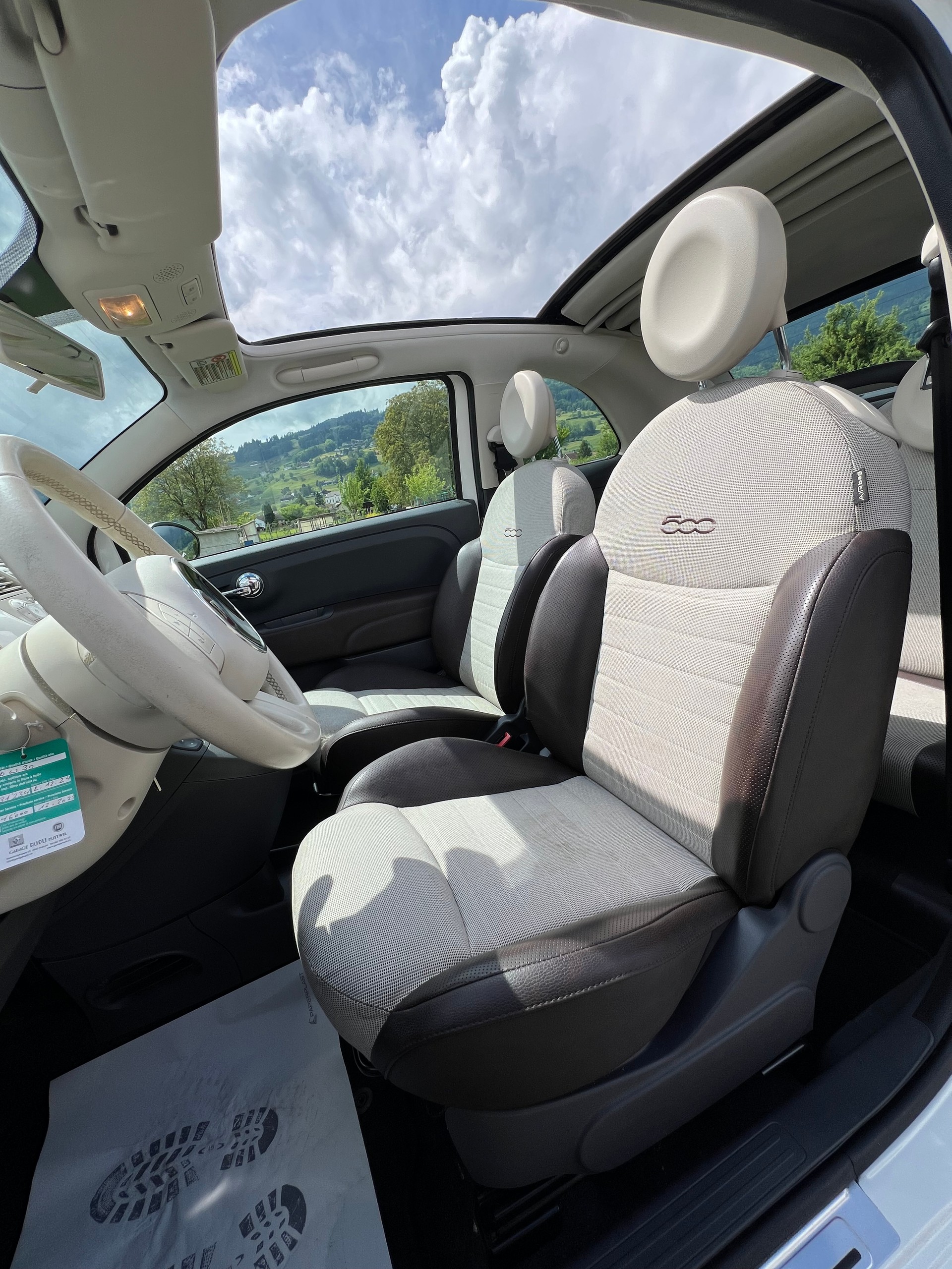 FIAT 500 Cabrio 0.9 Twinair Turbo Lounge Dualogic-image-8
