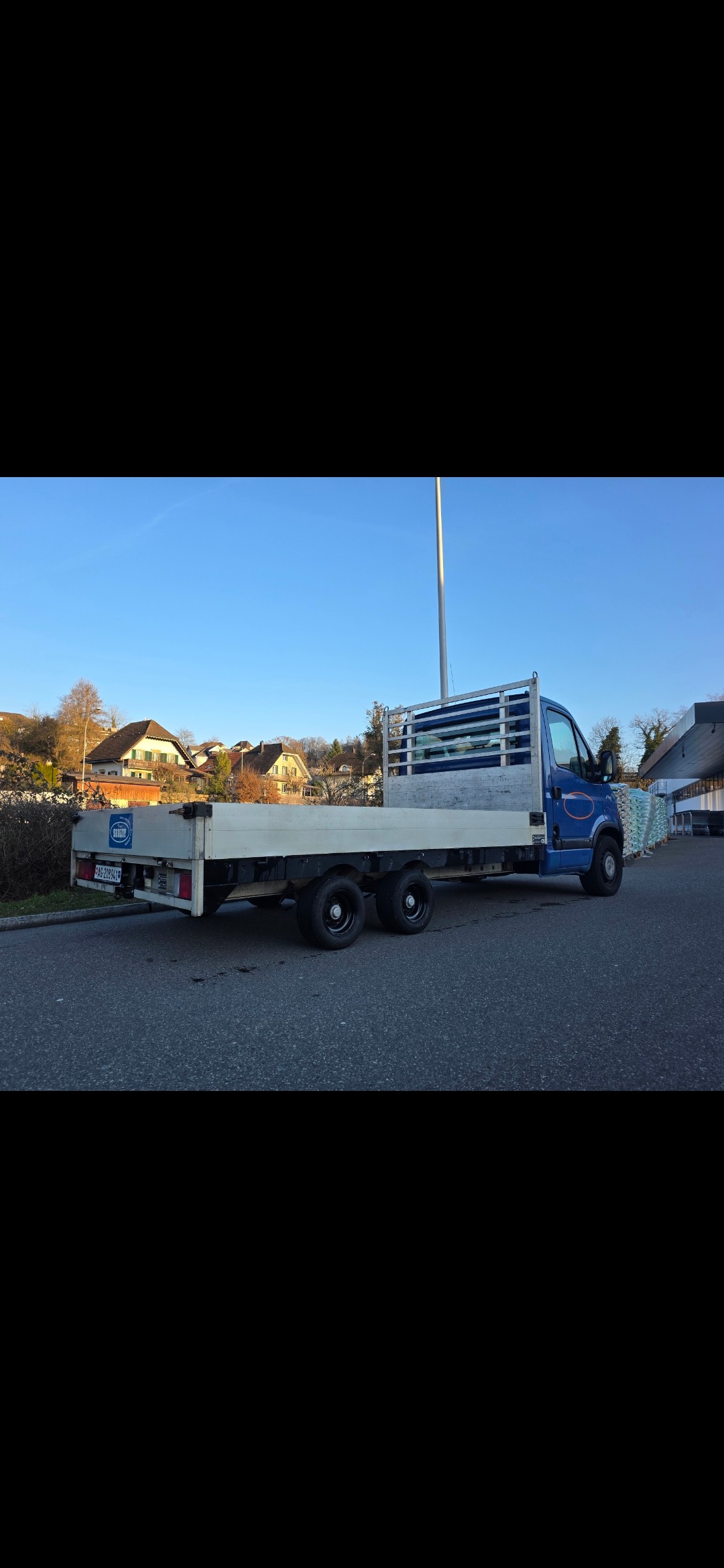 RENAULT 3.0 dCi autotransporter Baldinger 1465kg charge towbar 2000kg new parts-image-0