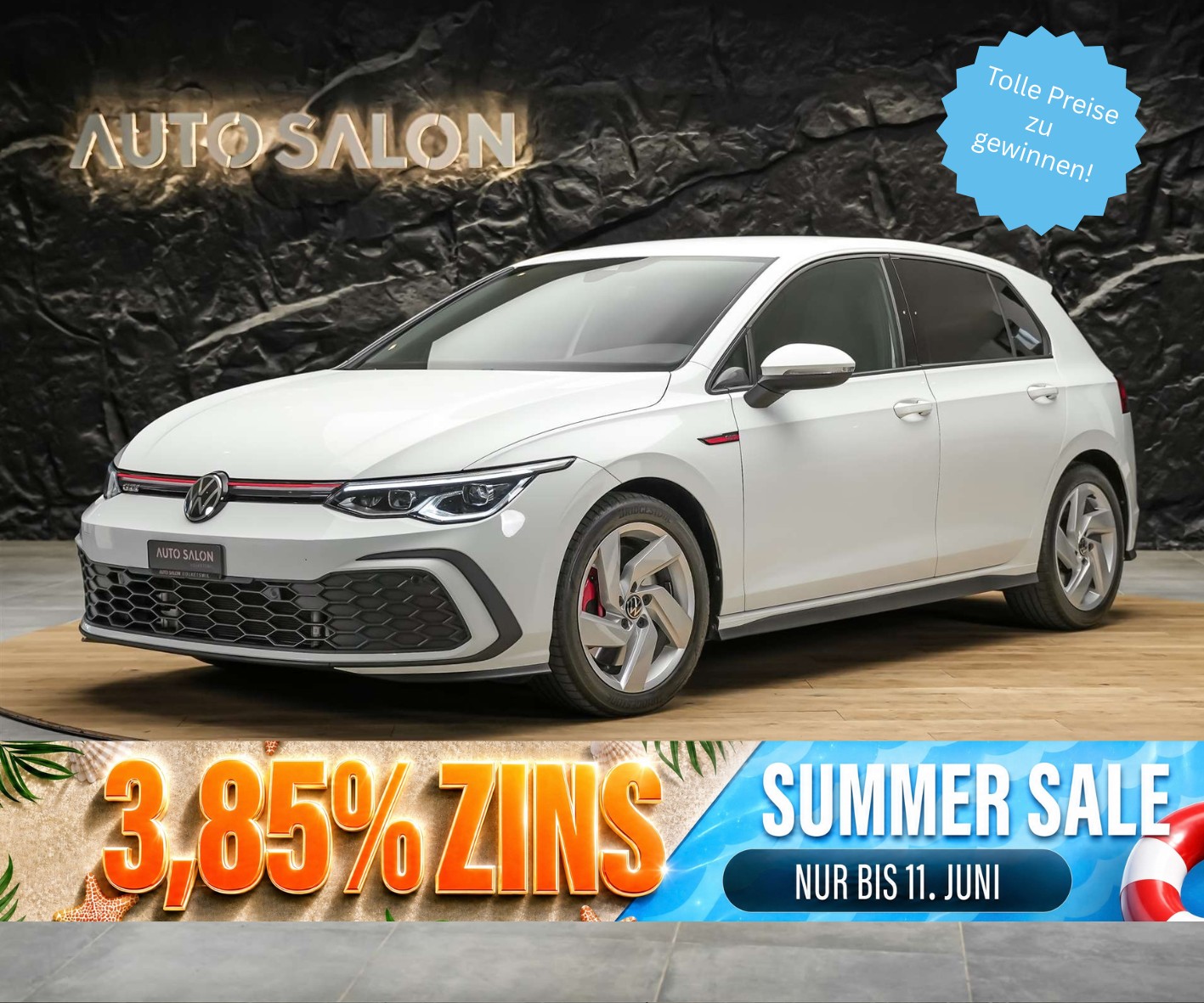 VW Golf VIII 2.0 TSI GTI DSG *Lenkrad Heizung*Sitzheizung*Rückfahrkamera*