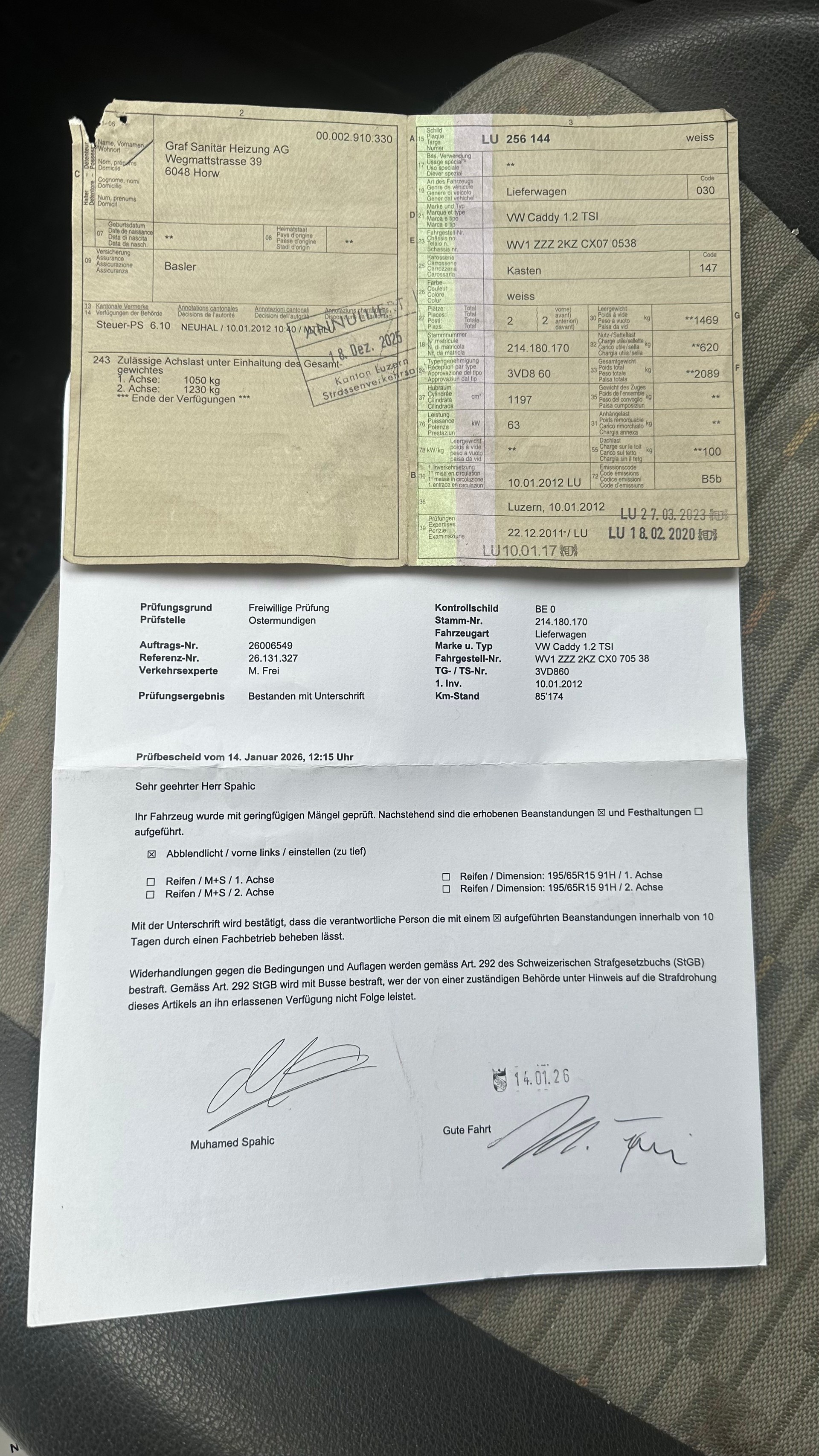 VW Caddy *Ab MFK & Service*-image-7