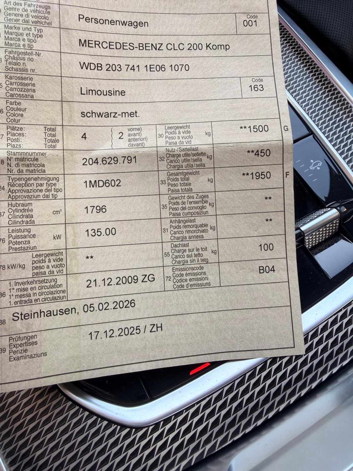 MERCEDES-BENZ CLC 200 Kompressor Automatic-image-15
