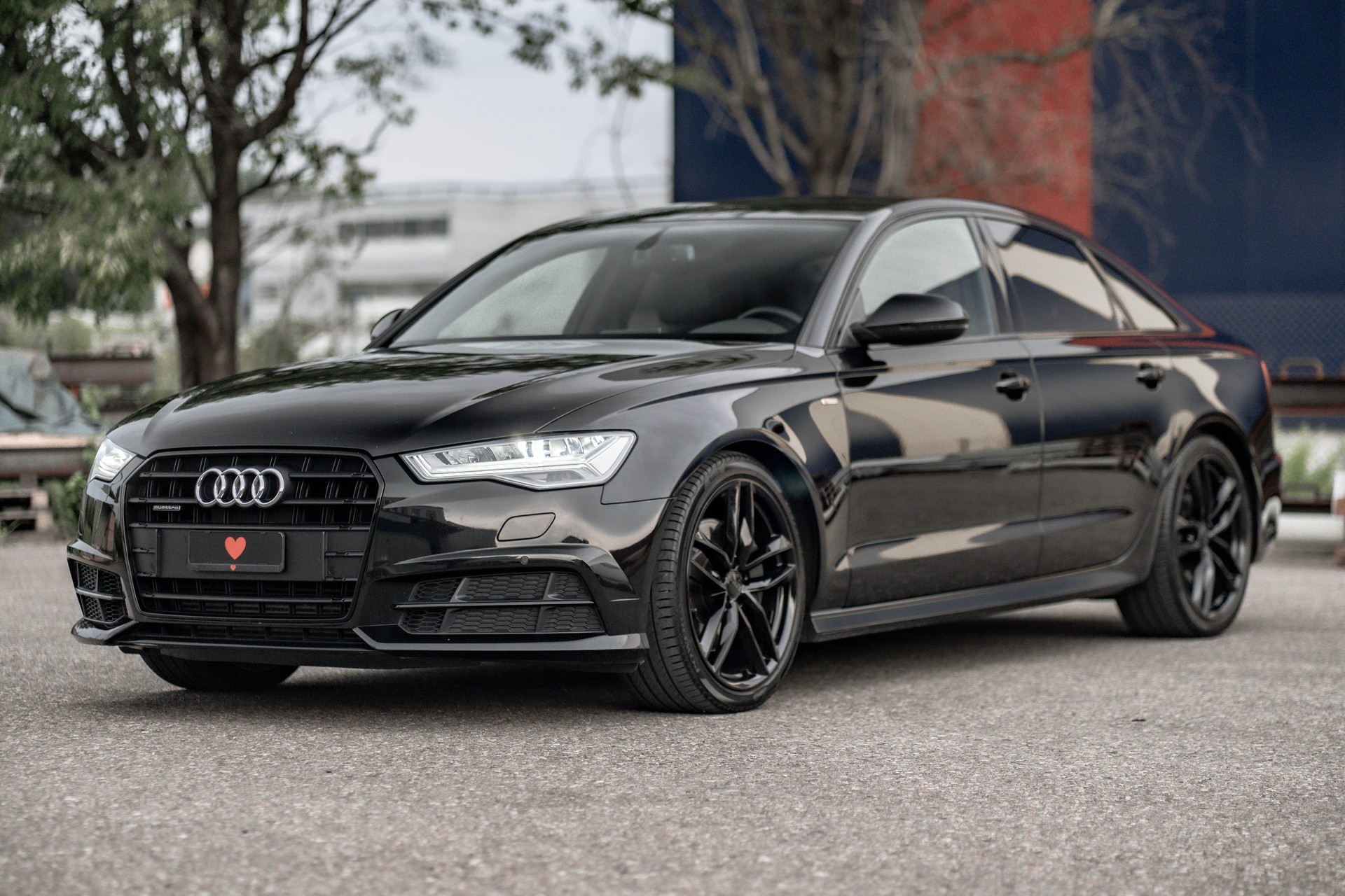 AUDI A6 Limousine 3.0 TDI V6 quattro S-tronic * FRICH AB MFK * ALL BLACK * BOSE SOUNDSYSTEM *-image-0