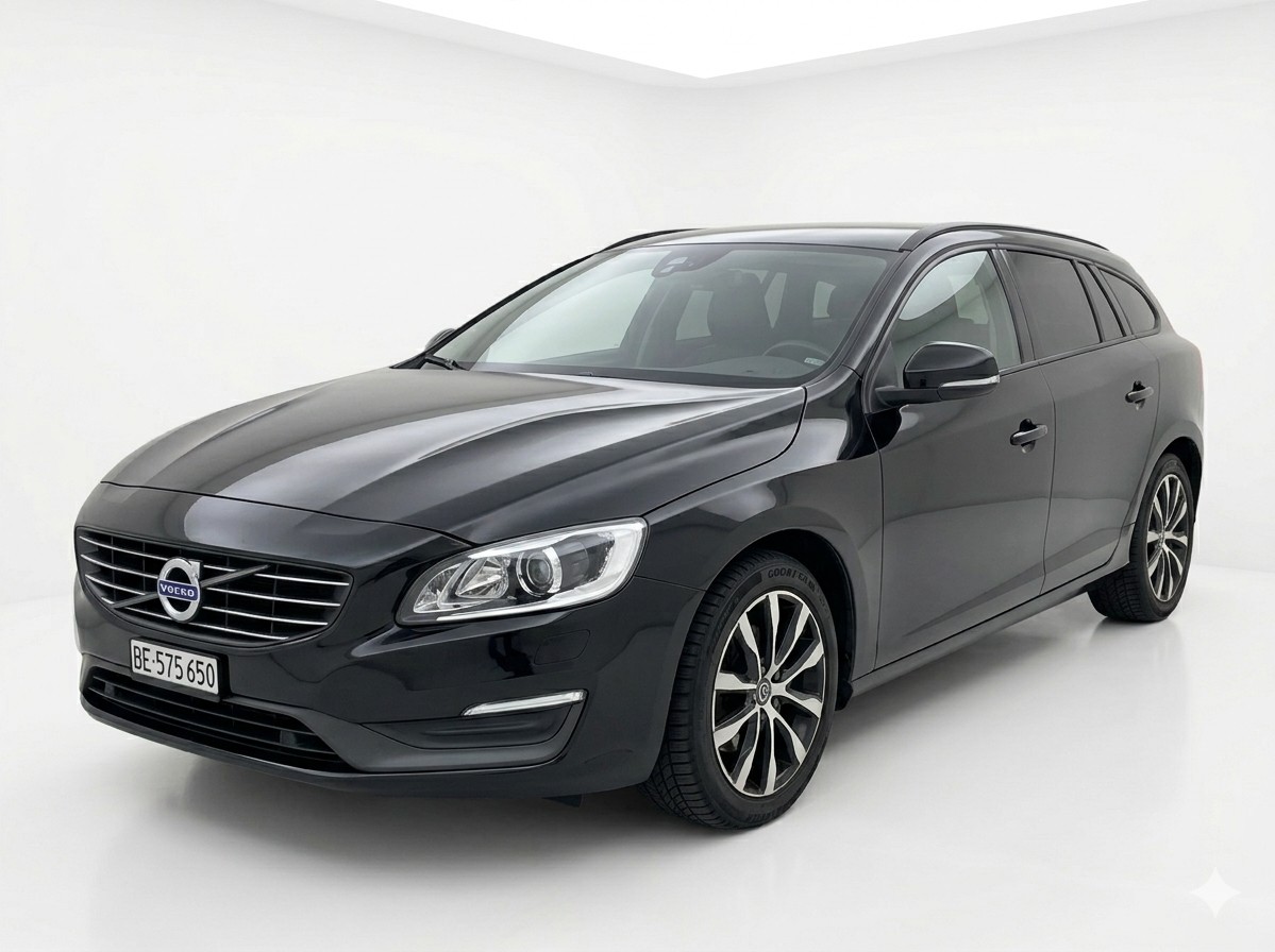 VOLVO V60 Automatik, Linje Svart, Schwarz innen und aussen