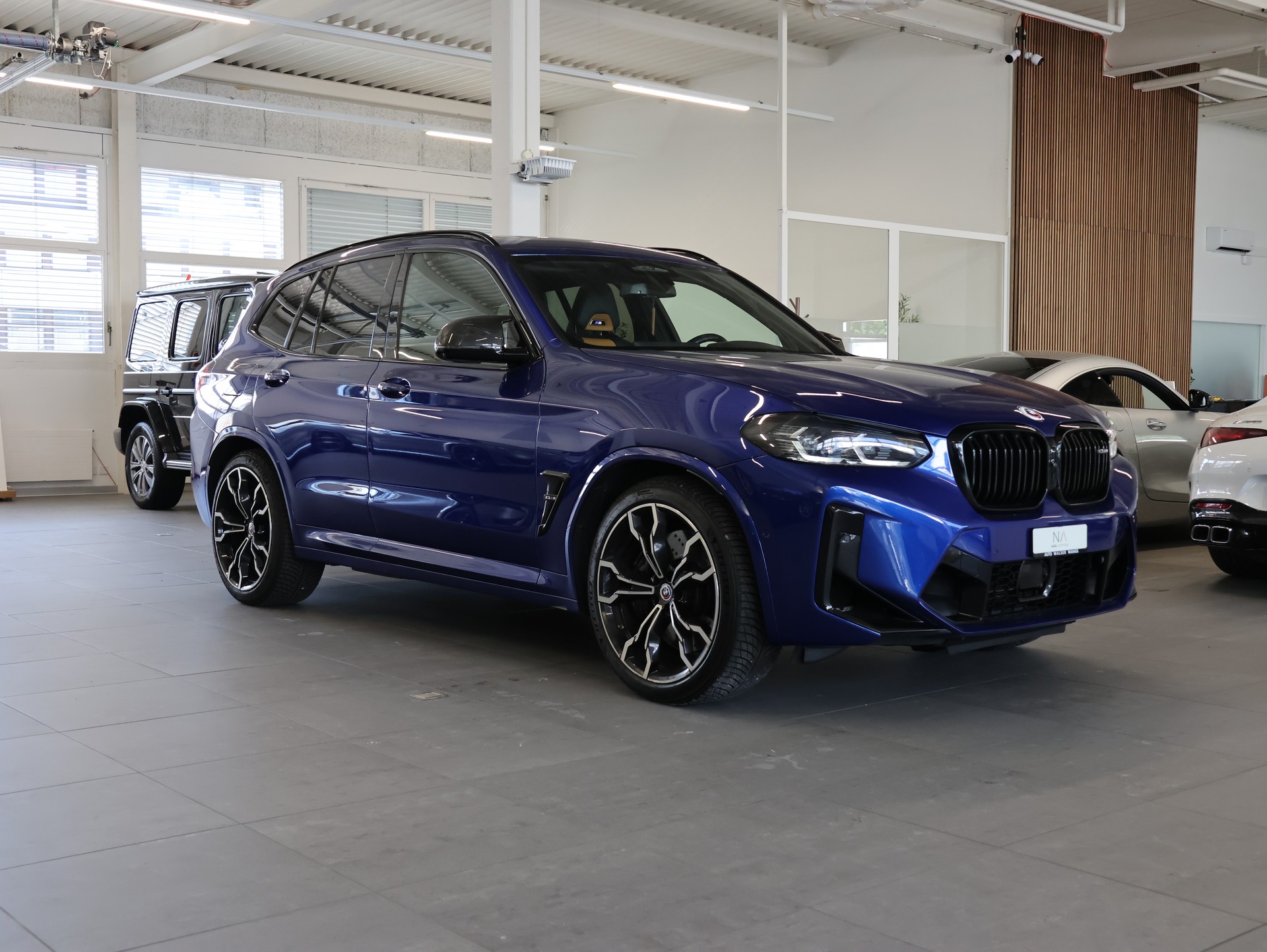 BMW X3 xDrive M Competition Steptronic *Auffällige Individualfarbe in Blau* *Harman Kardon* Panoramadach*-image-1