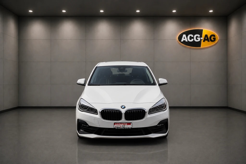 BMW 220d xDrive Gran Tourer Steptronic ** Teil-Leder ** Gr-Navi ** H.Up Disp ** Sitzheizung ** Frisch Ab MFK & Service ** **-image-1