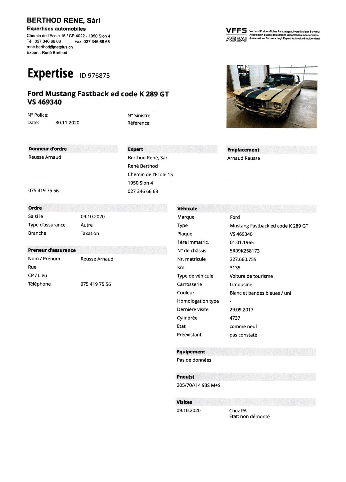 FORD MUSTANG Fastback GT Edition Code K-image-3