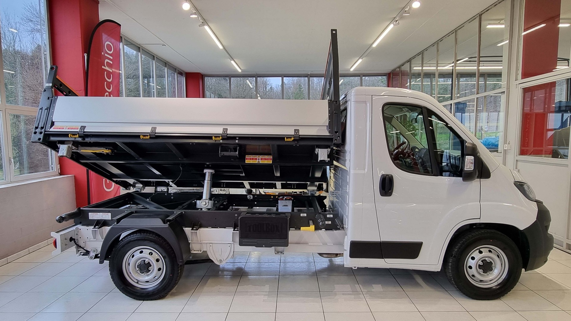FIAT Ducato 295 35 Pick-up 3450 2.2 Kipper Techno-image-8