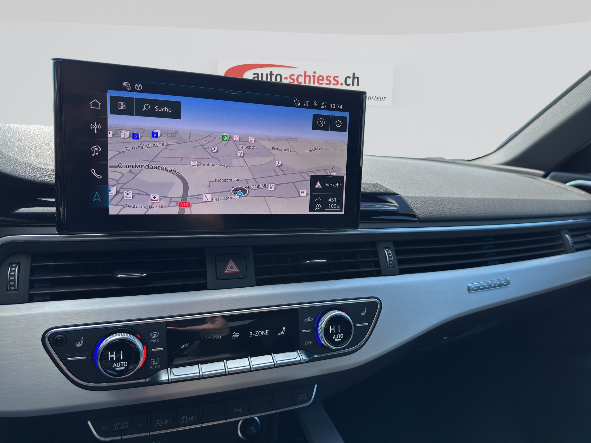 AUDI A4 Avant 40 TFSI S line quattro Schwarz Plus S-tronic-image-11
